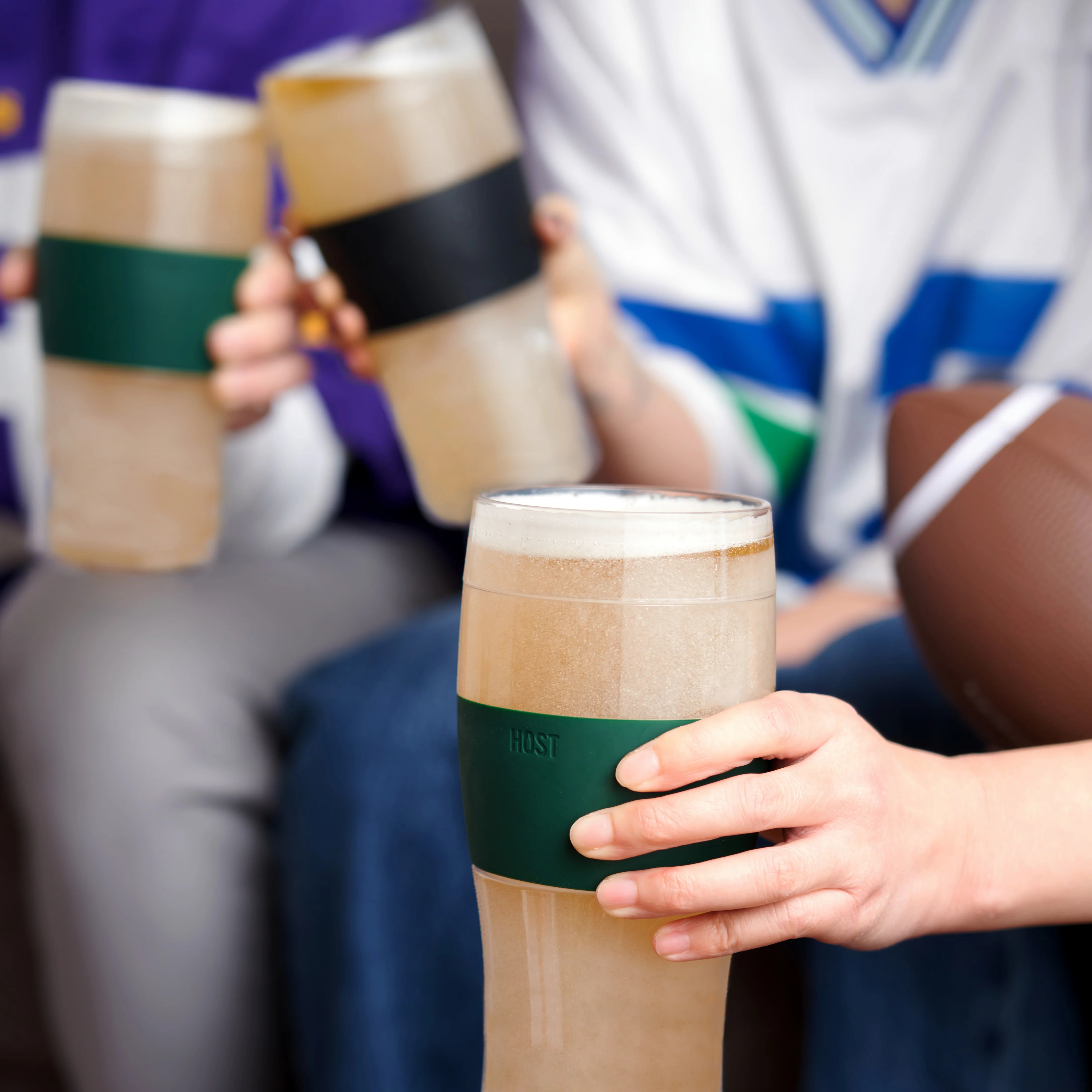 Beer FREEZE Cooling Cup in Green, Set of 2 - Image 5