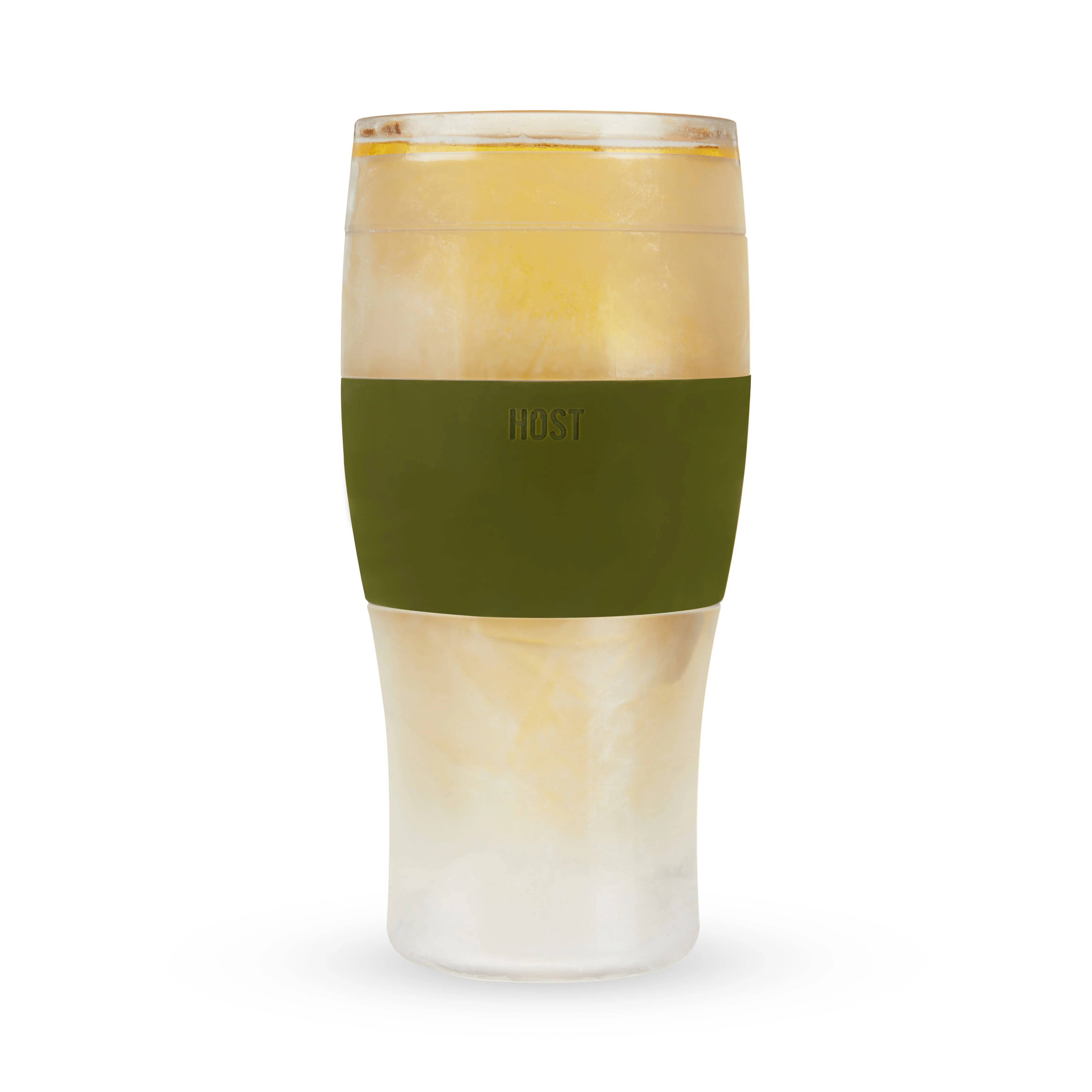 Beer FREEZE Cooling Cup in Olive, Set of 2 - Image 3