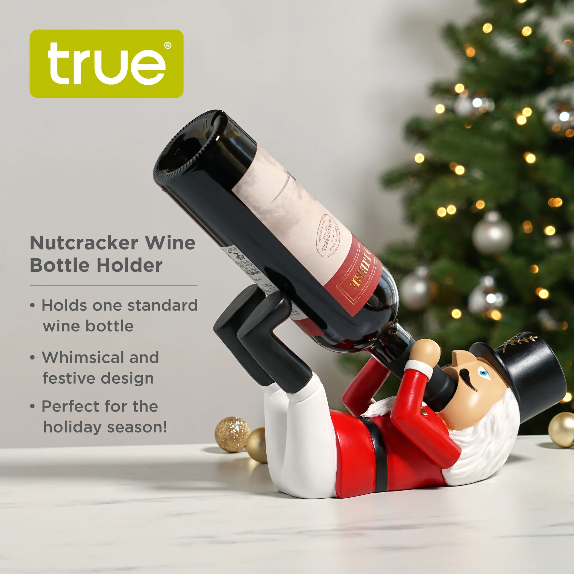 Naughty Nutcracker Bottle Holder - Image 5