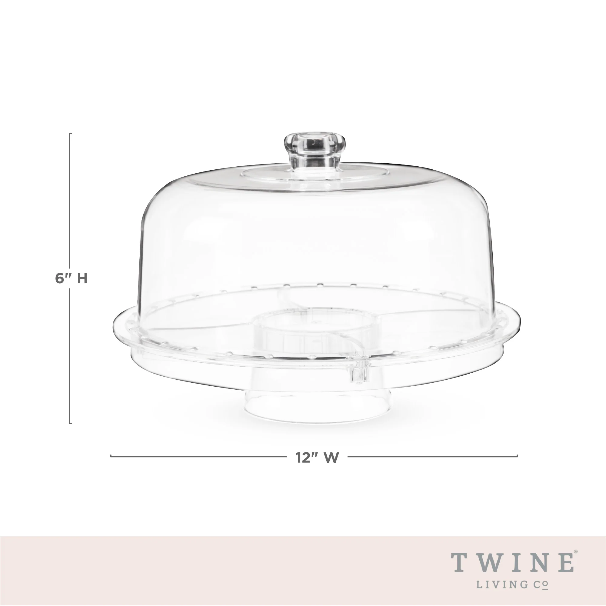 Multi-Functional Acrylic Server with Bundt Cake Mold - Image 7