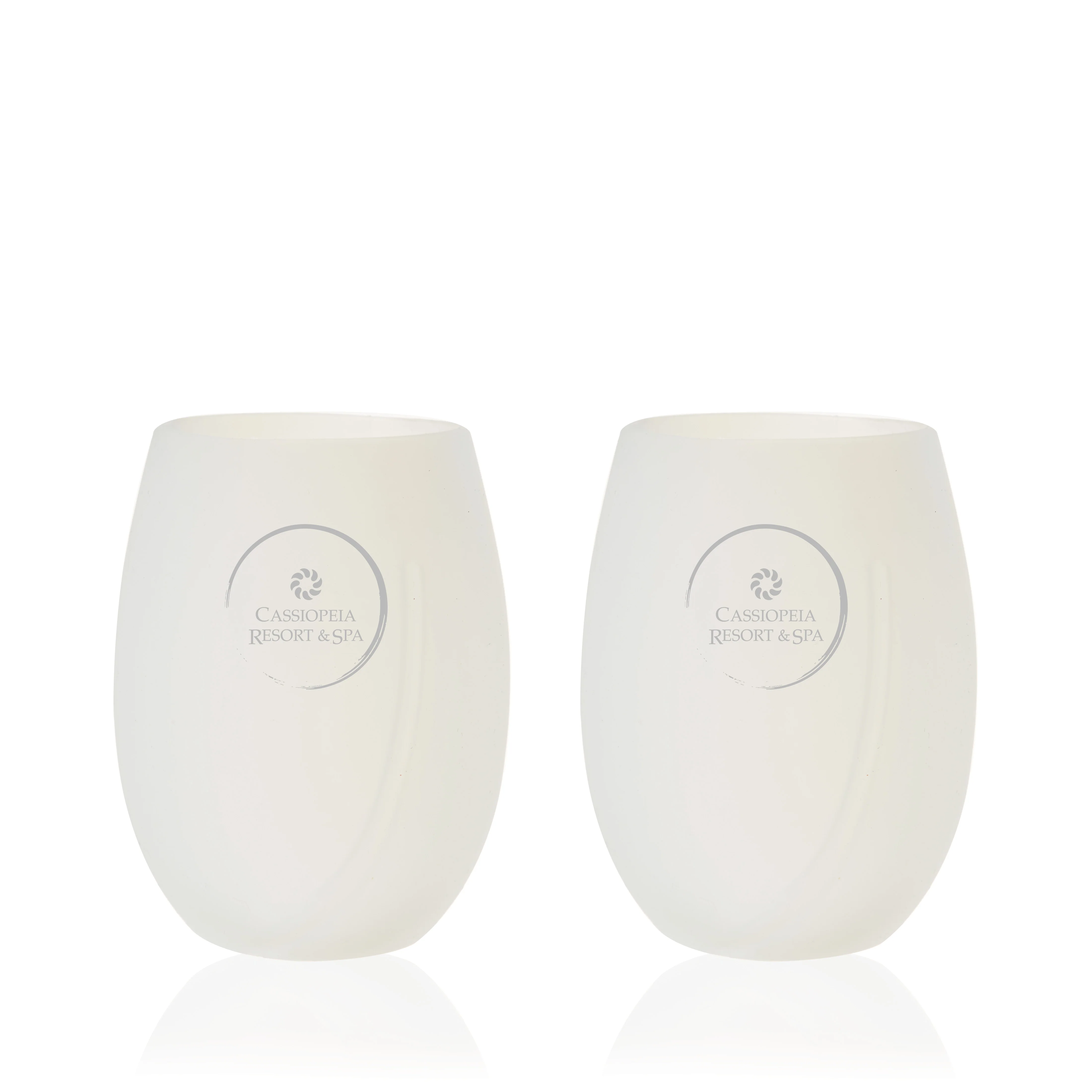 Flexi Aerating Silicone Wine Cups in White, Set of 2 - Image 4
