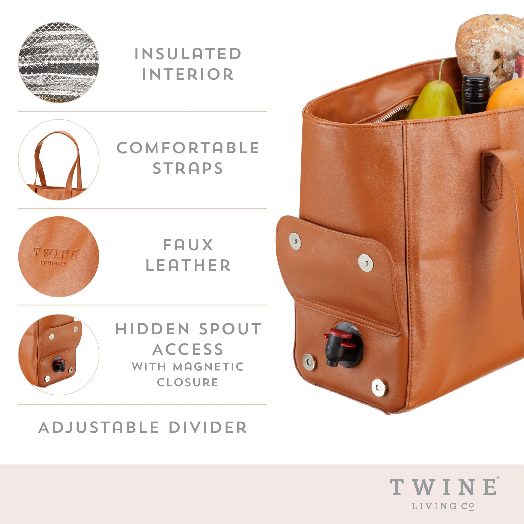 Insulated Wine Tote - Image 6