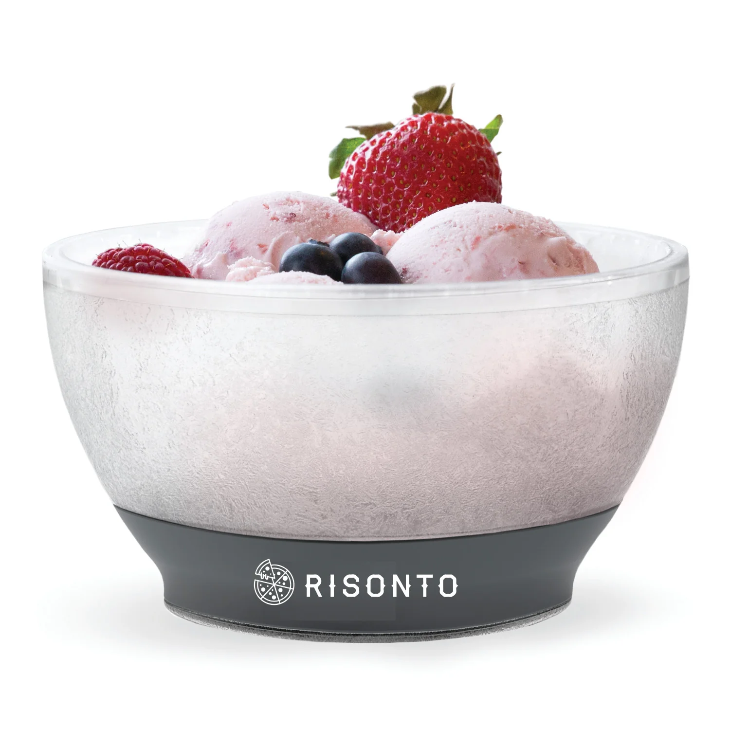 Ice Cream FREEZE Cooling Bowl in Gray, Set of 2 - Image 4