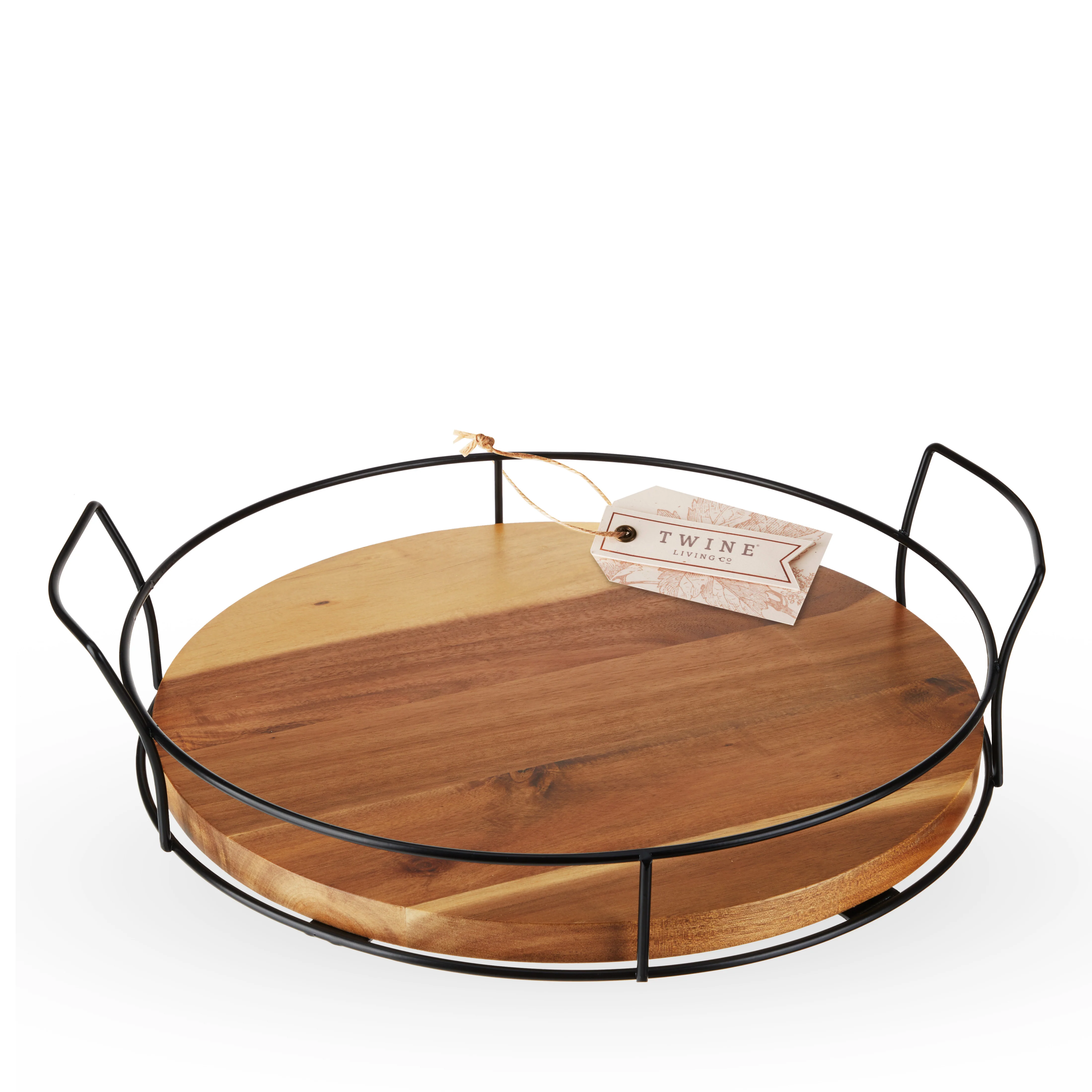 Modern Manor Acacia Cocktail Tray - Image 2