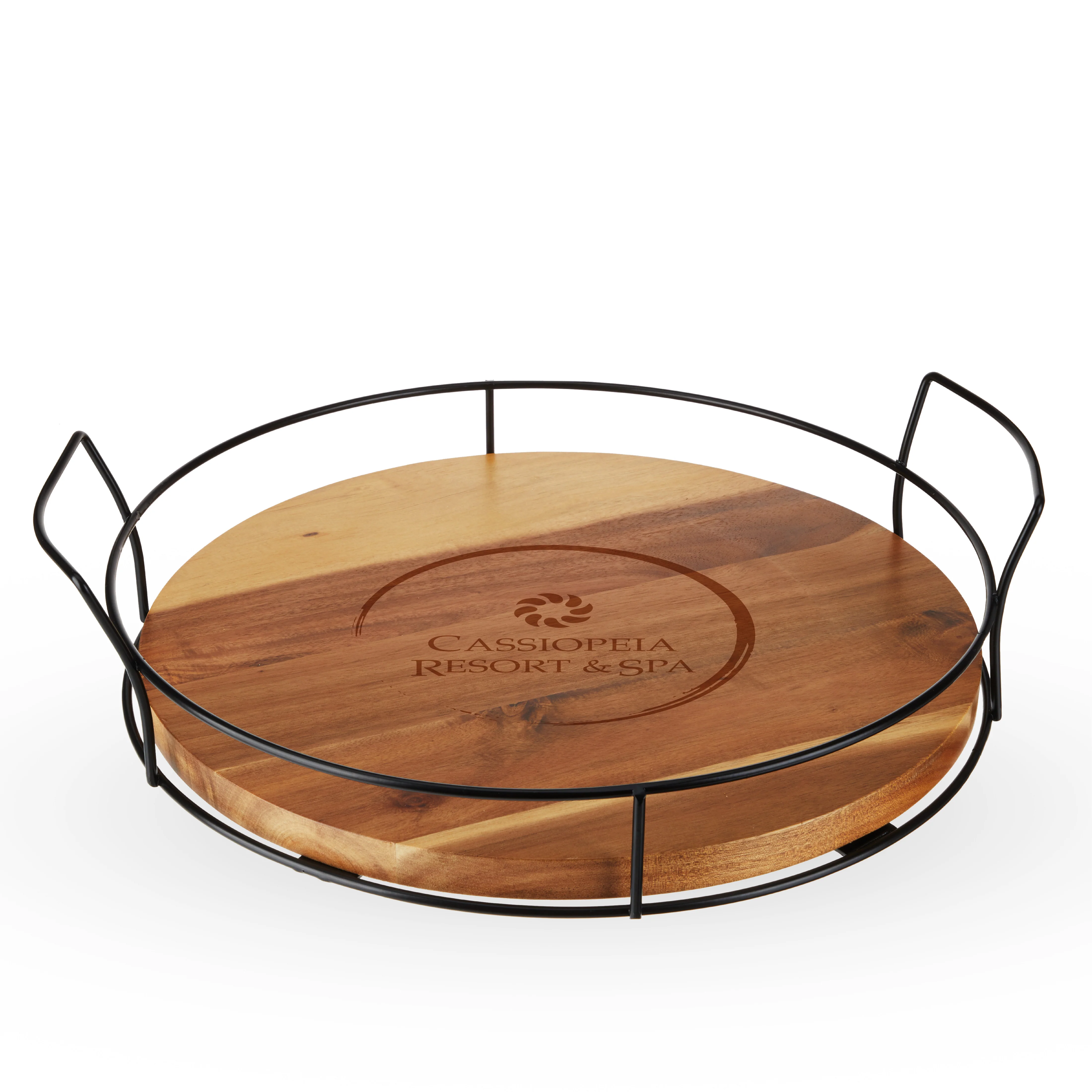 Modern Manor Acacia Cocktail Tray - Image 4