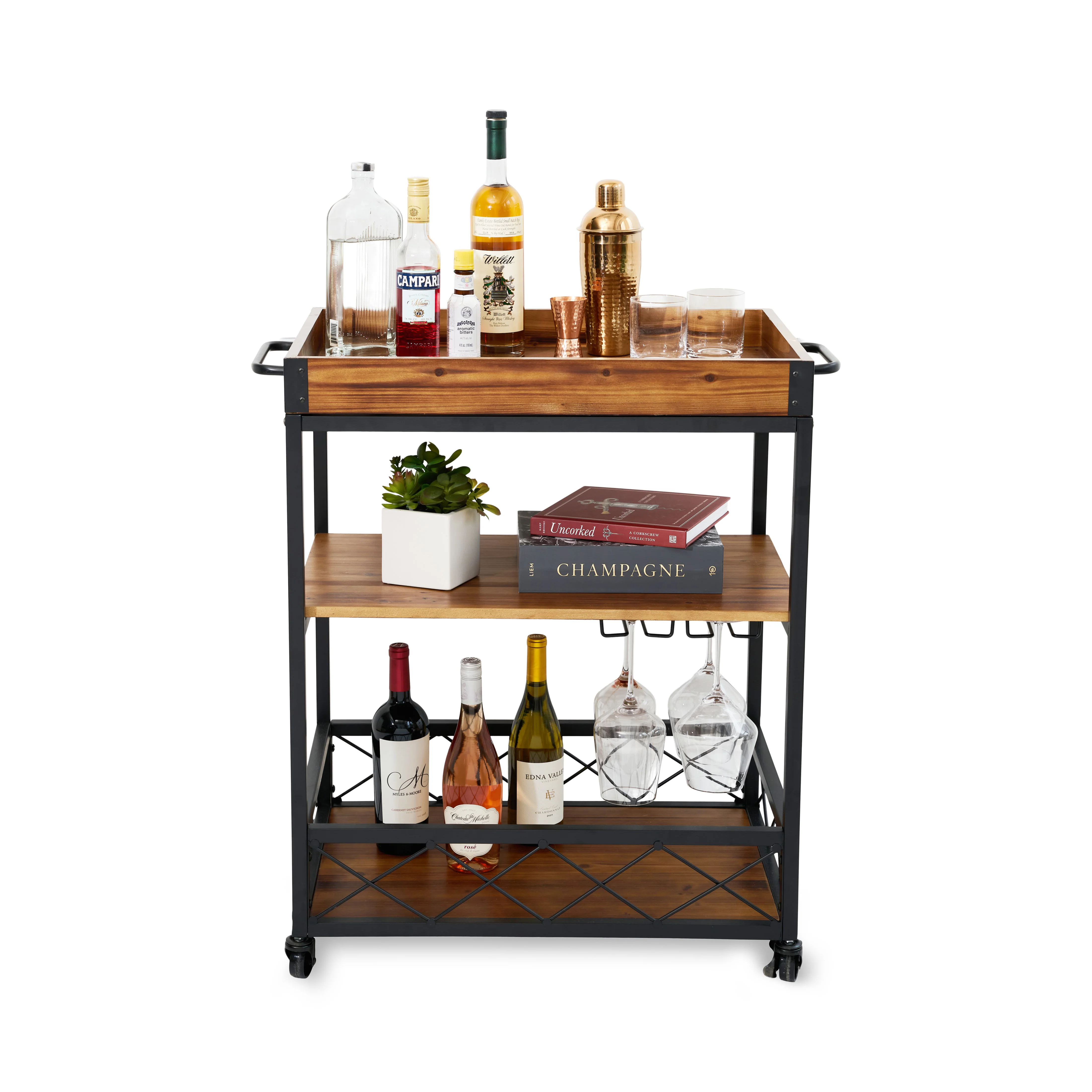 Modern Manor Bar Cart - Image 3