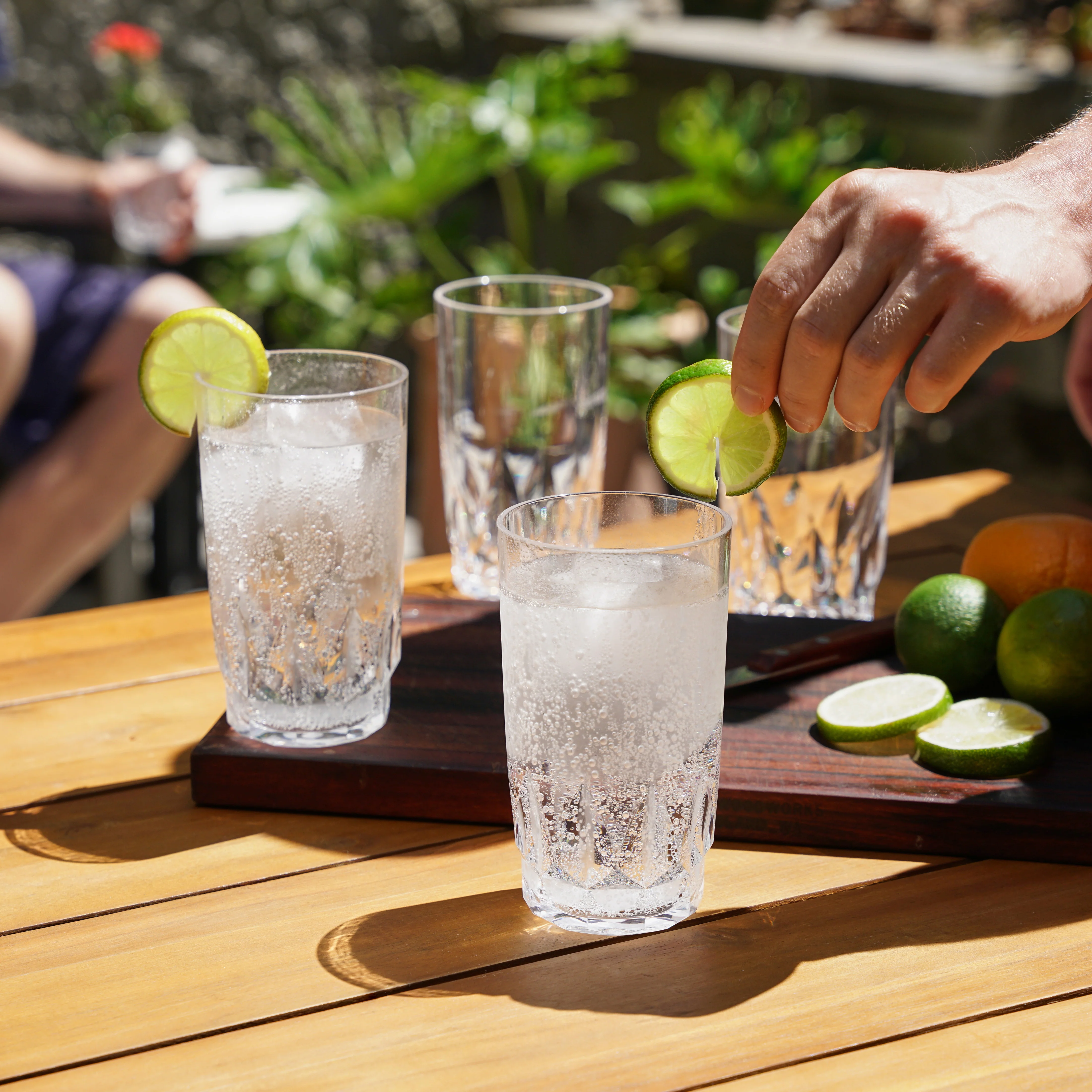 Shatterproof Acrylic Highball Tumblers, Set of 4 - Image 5