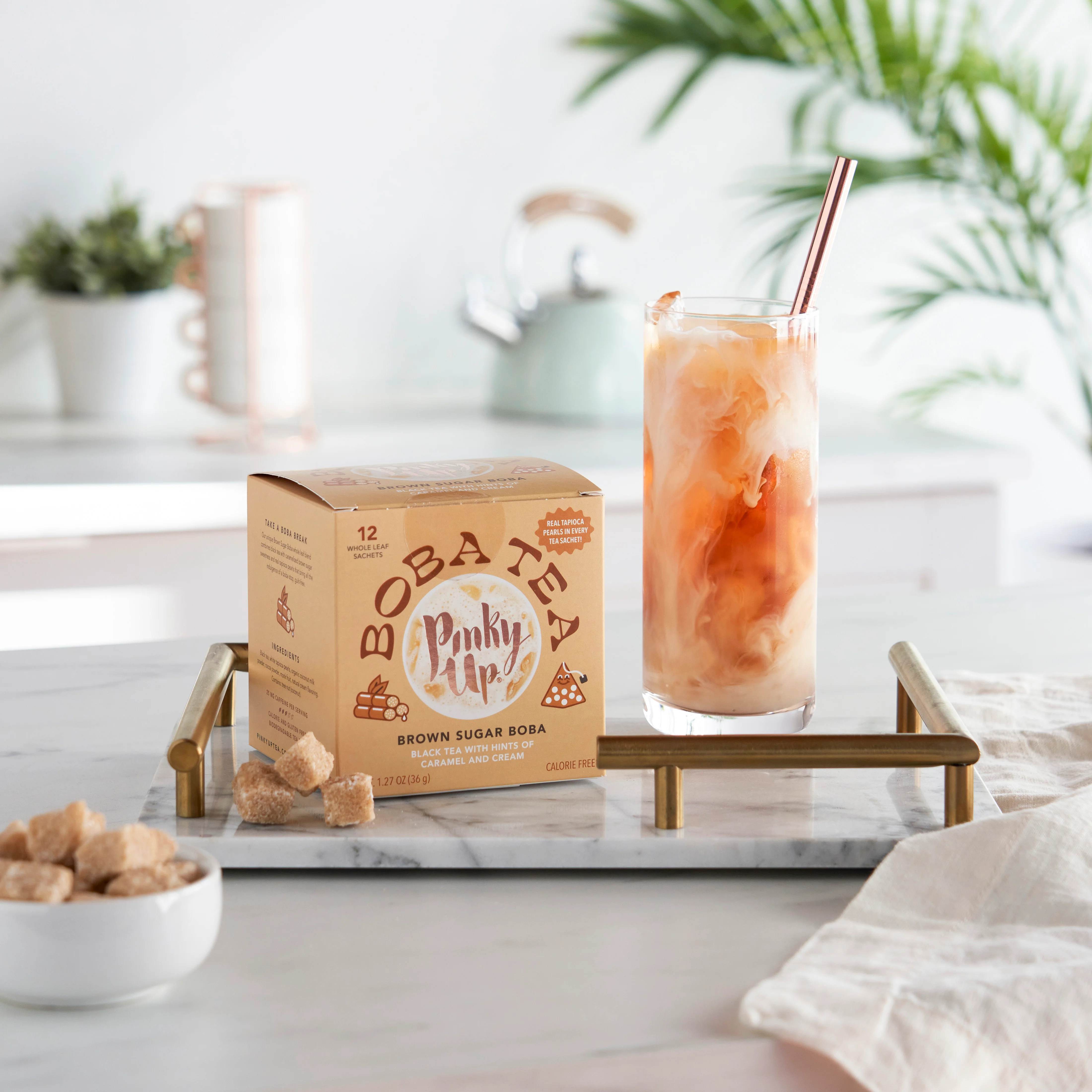 Brown Sugar Boba Tea, 12 Sachets - Image 3