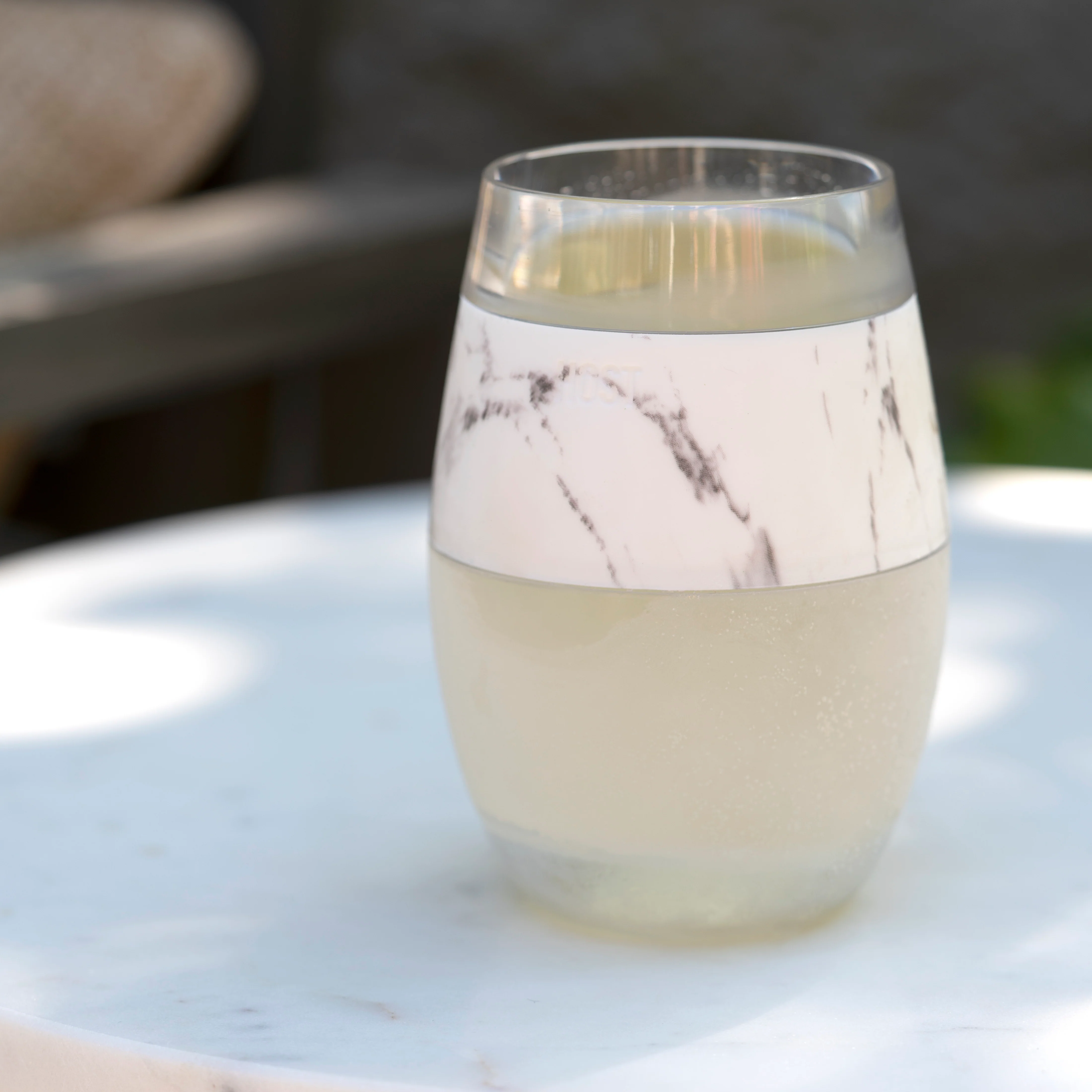 Wine FREEZE Cooling Cup in Marble - Image 4