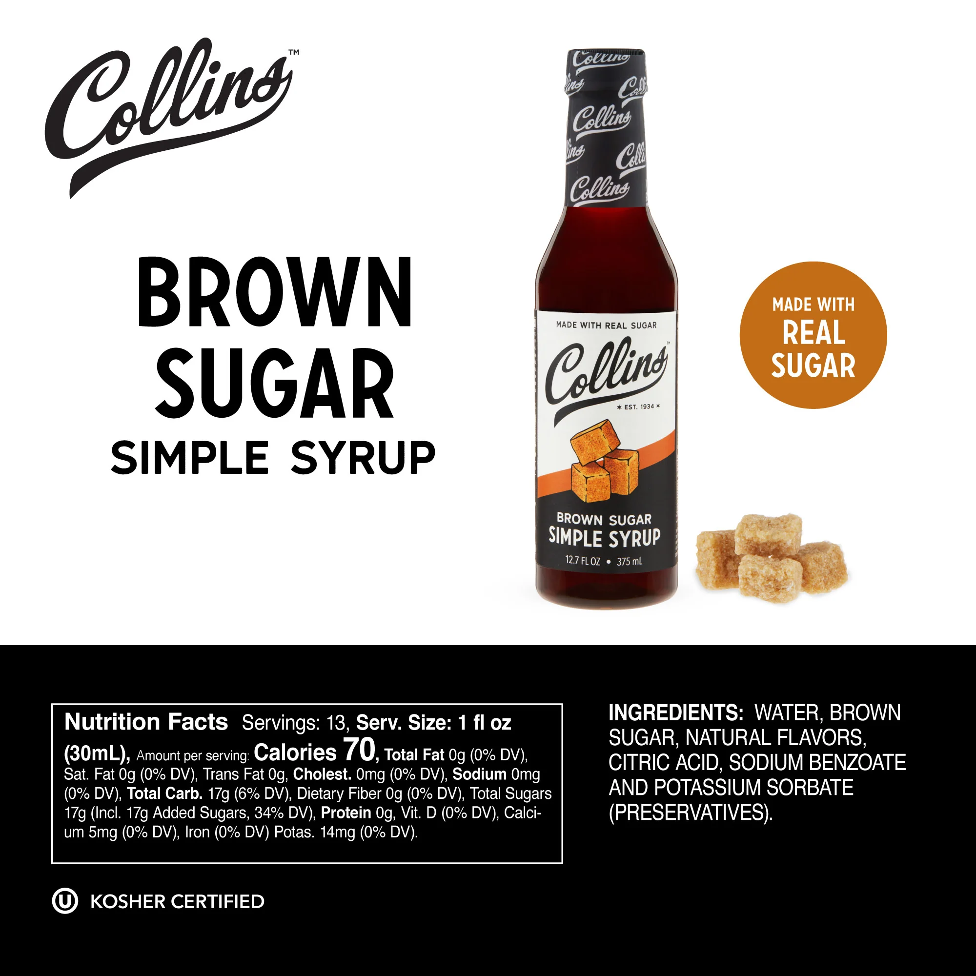 Brown Sugar Simple Syrup, 12.7 oz - Image 6