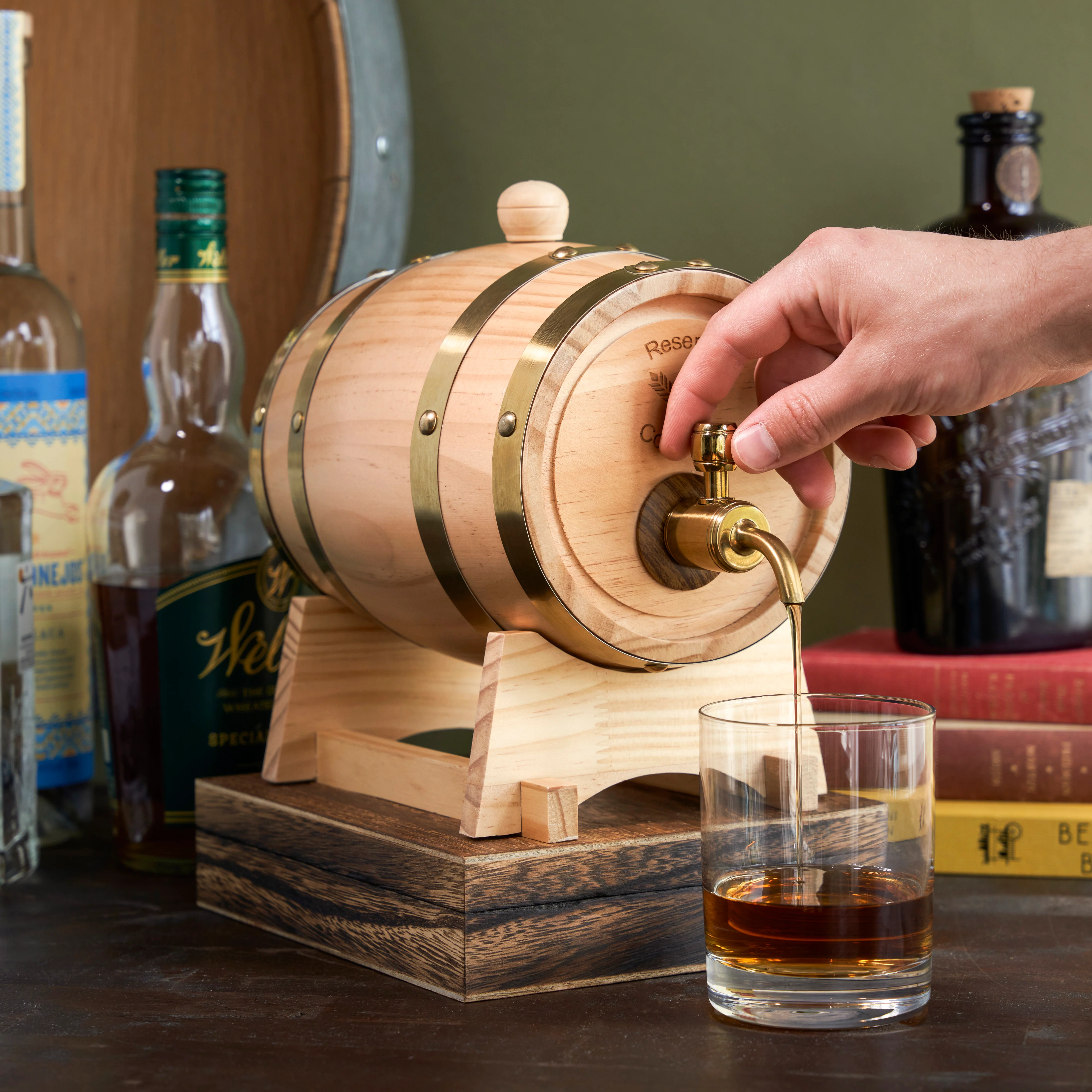 Whiskey Barrel Drink Dispenser - Image 4