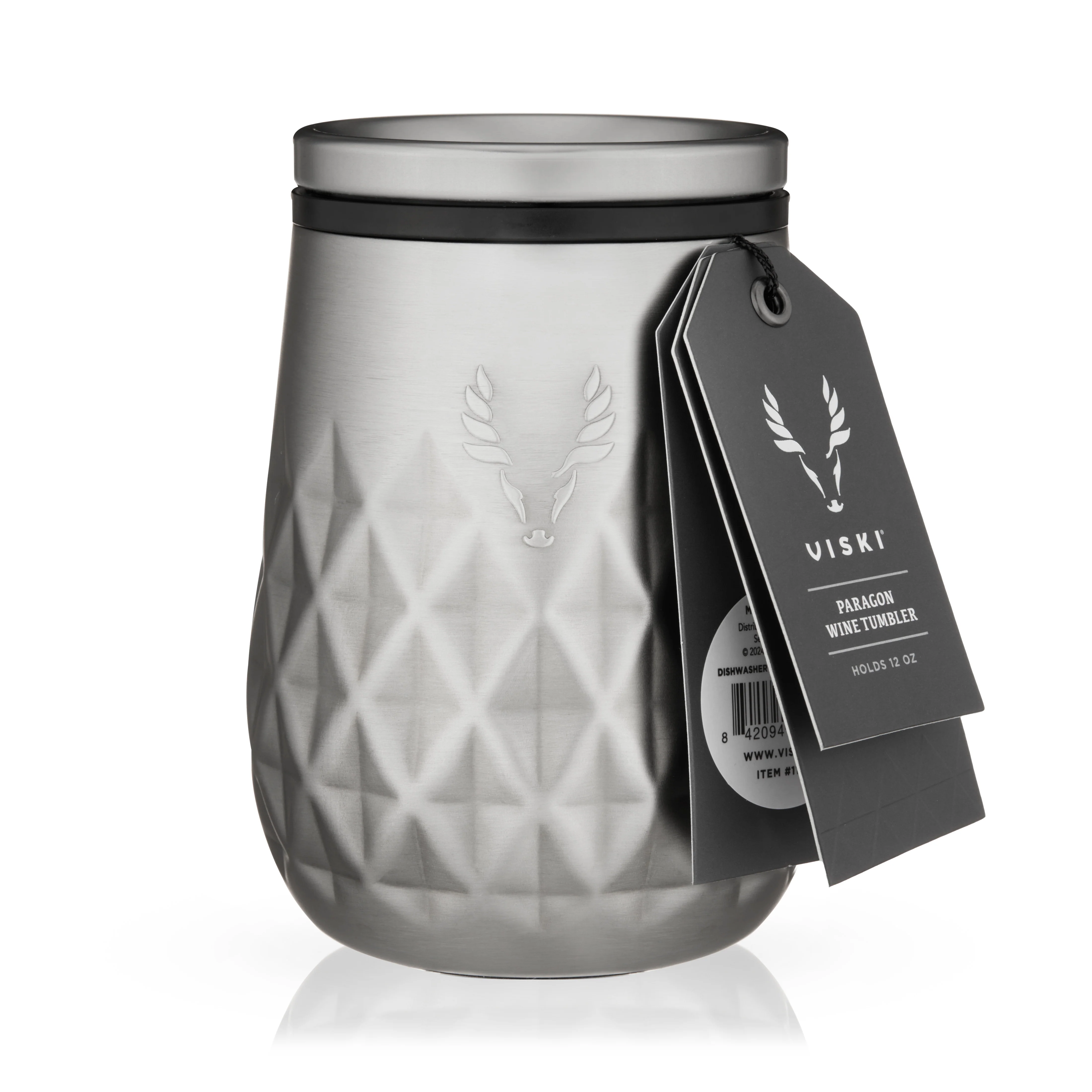 Paragon Stainless Steel Wine Tumbler in Platinum - Image 2