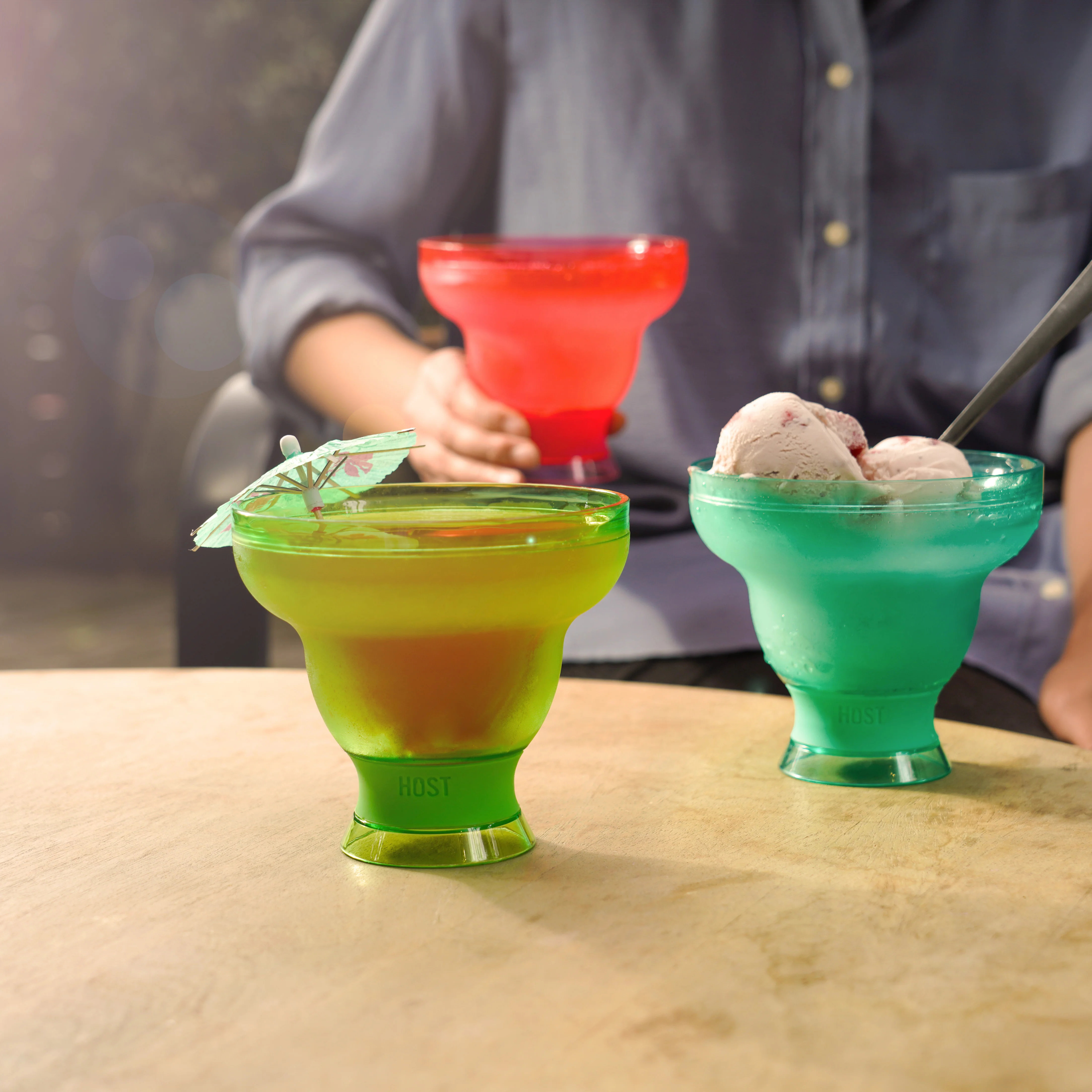 Margarita FREEZE Cooling Cup in Assorted Vivid Colors, CDU 6ct - Image 3