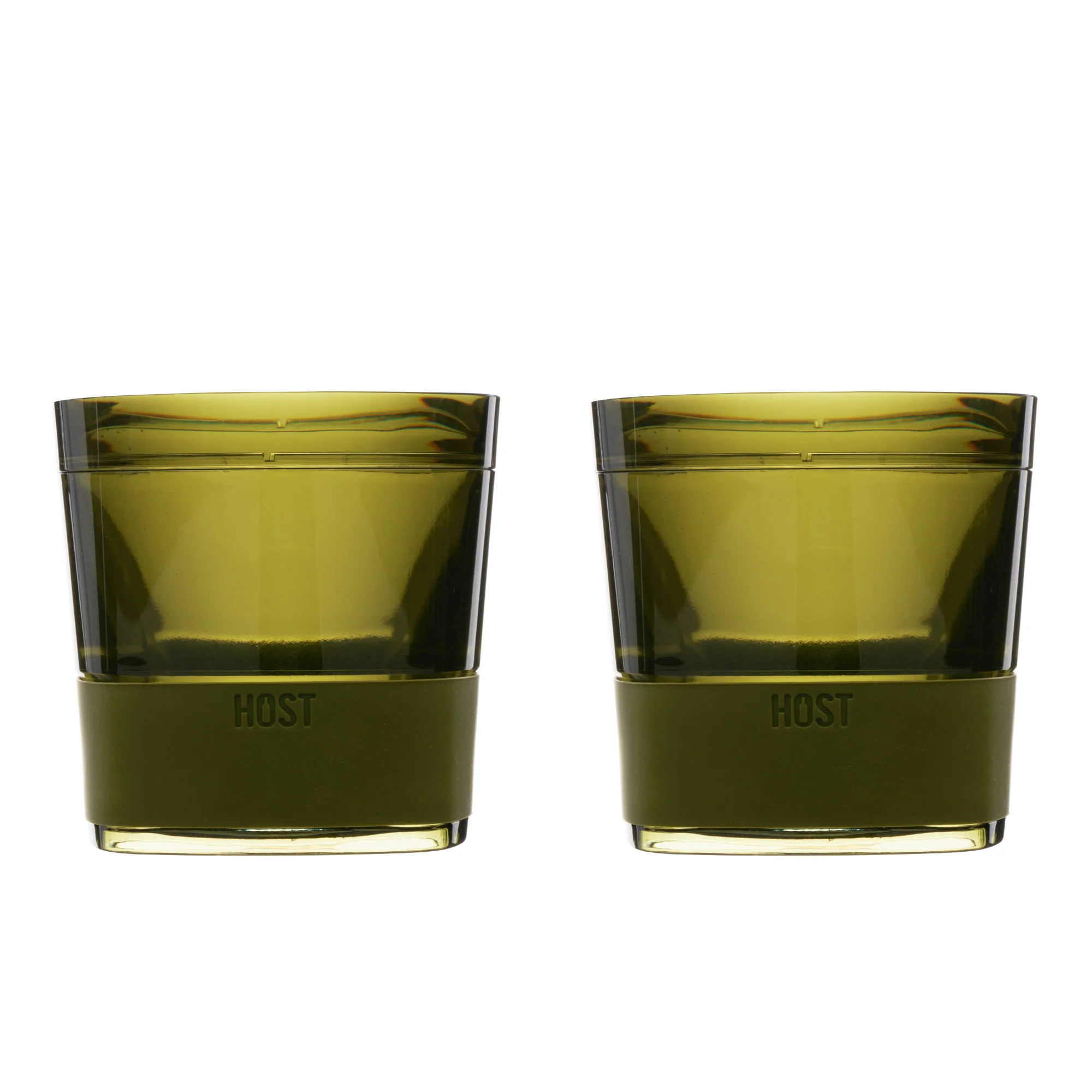 Whiskey FREEZE Cooling Cup in Olive Green, Set of 2 - Image 3