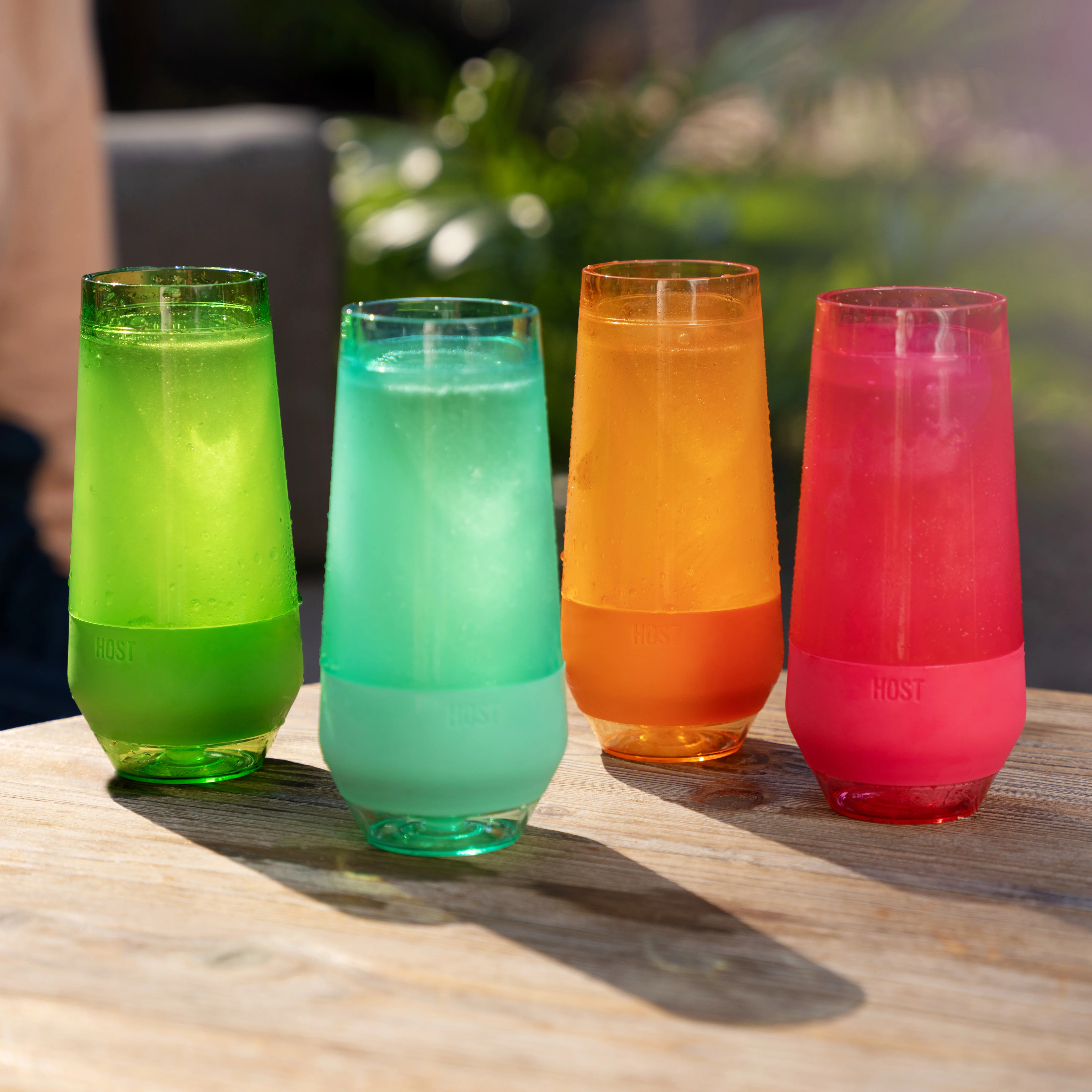 Champagne FREEZE Cooling Cup in Assorted Vivid Colors, CDU 12ct - Image 3