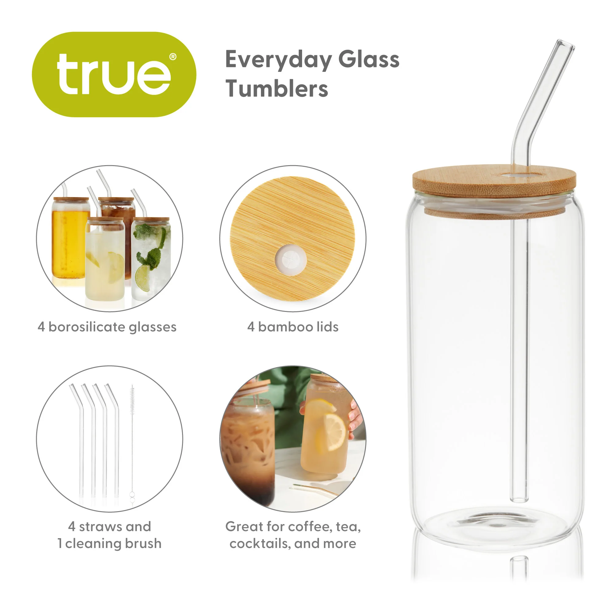 Everyday Glass Tumblers, Set of 4 - Image 10