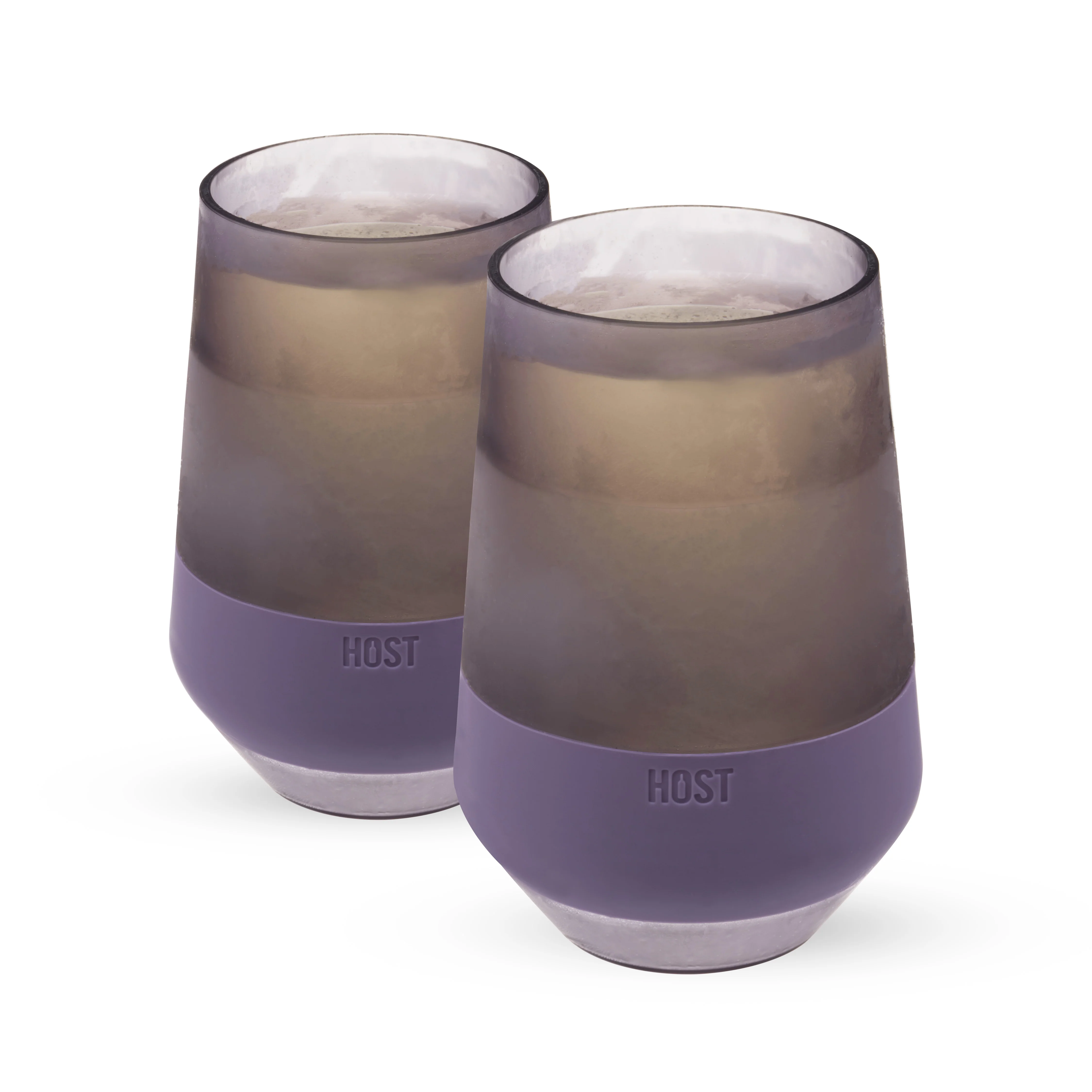 Wine FREEZE XL Cooling Cup in Deep Lilac, Set of 2 - Image 3
