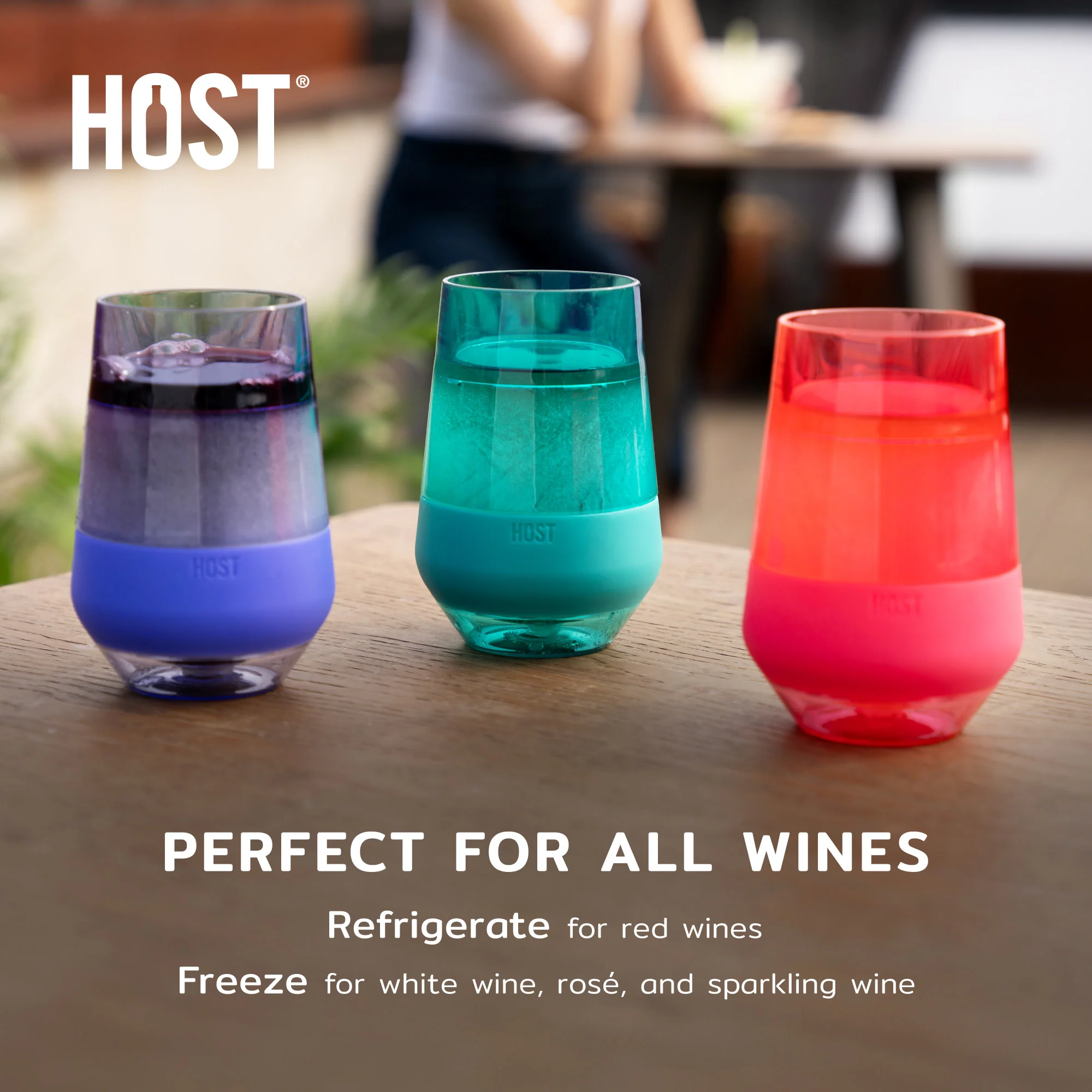 Wine FREEZE XL Cooling Cup in Deep Lilac, Set of 2 - Image 9