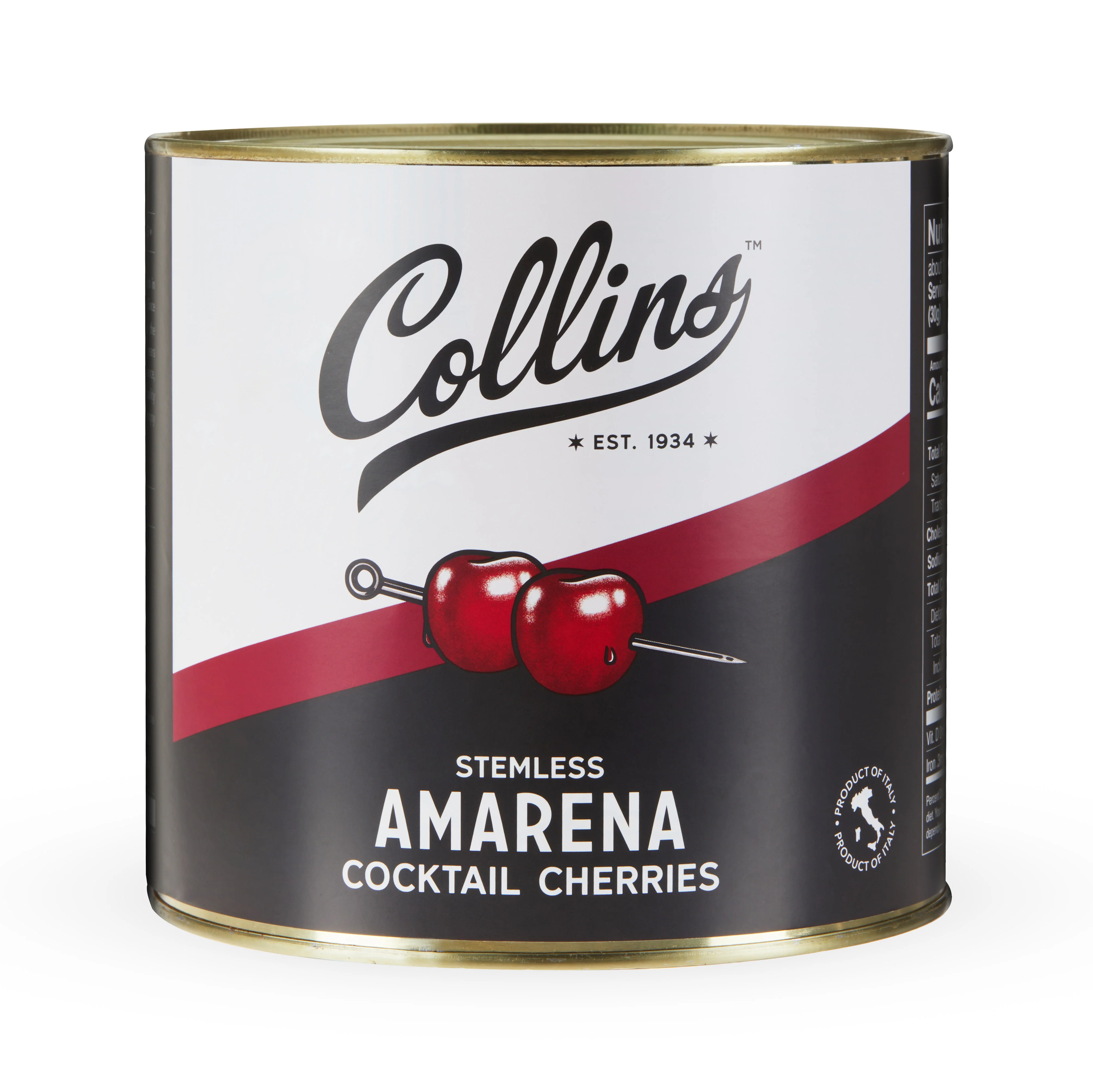 Stemless Amarena Cherries, 7 lbs