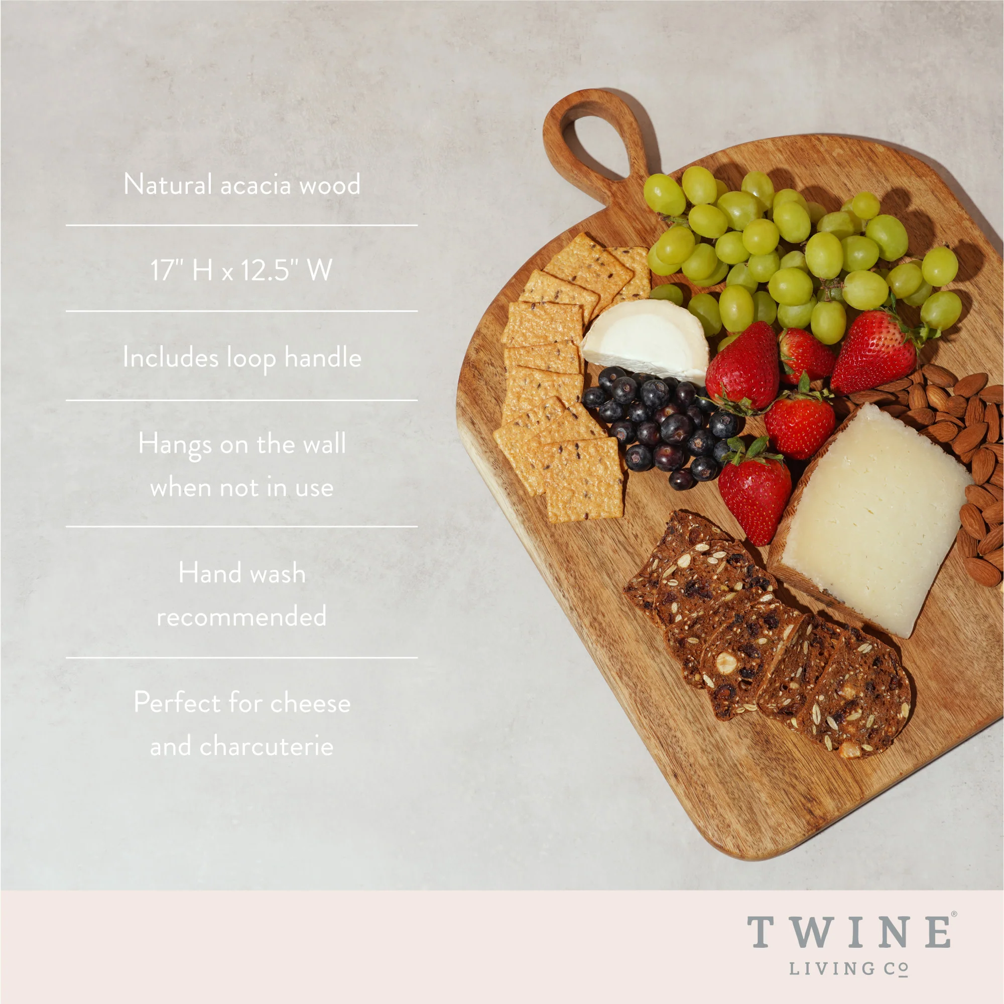 Large Acacia Loop Serve Board - Image 7