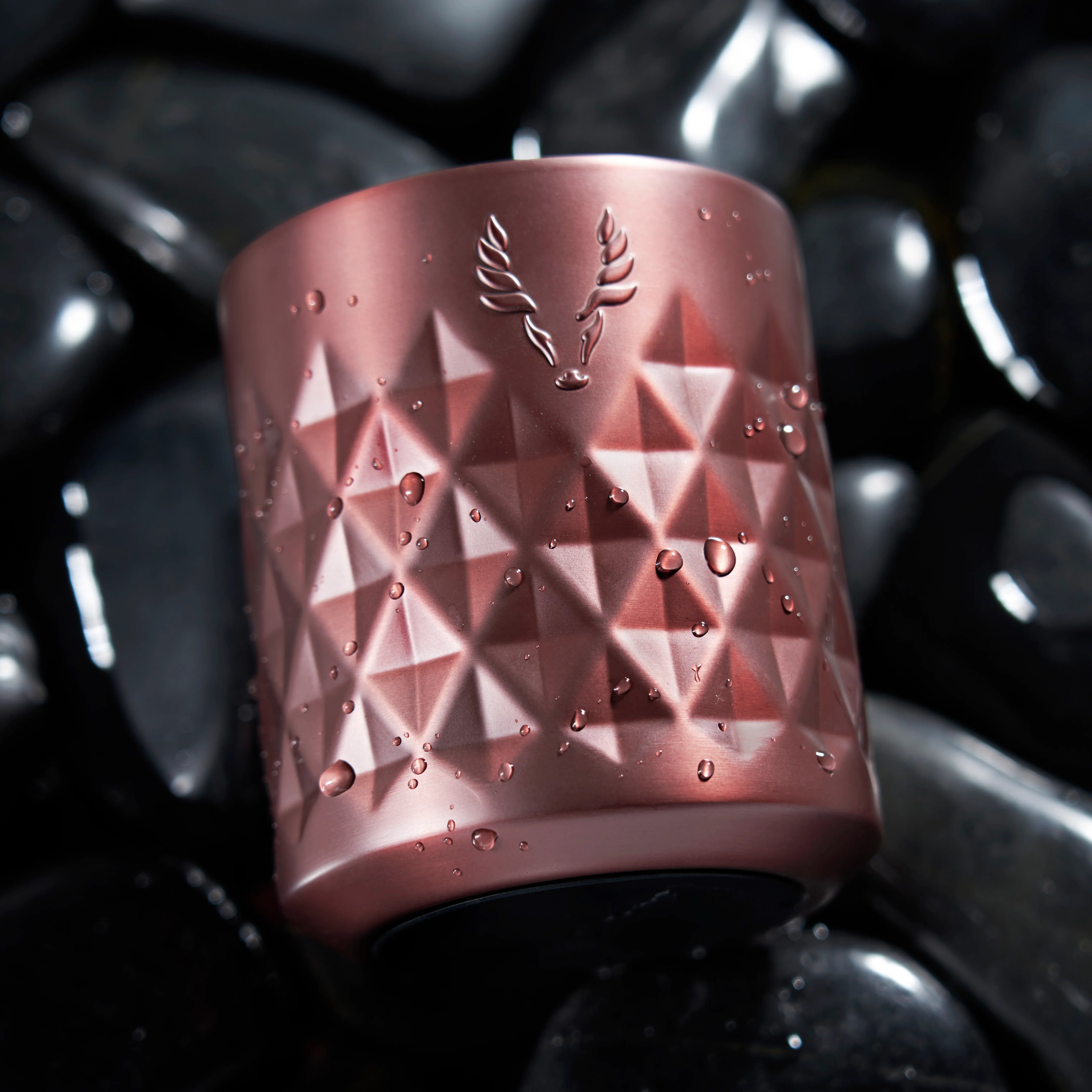 Paragon Stainless Steel Rocks Tumbler in Vintage Rose - Image 5