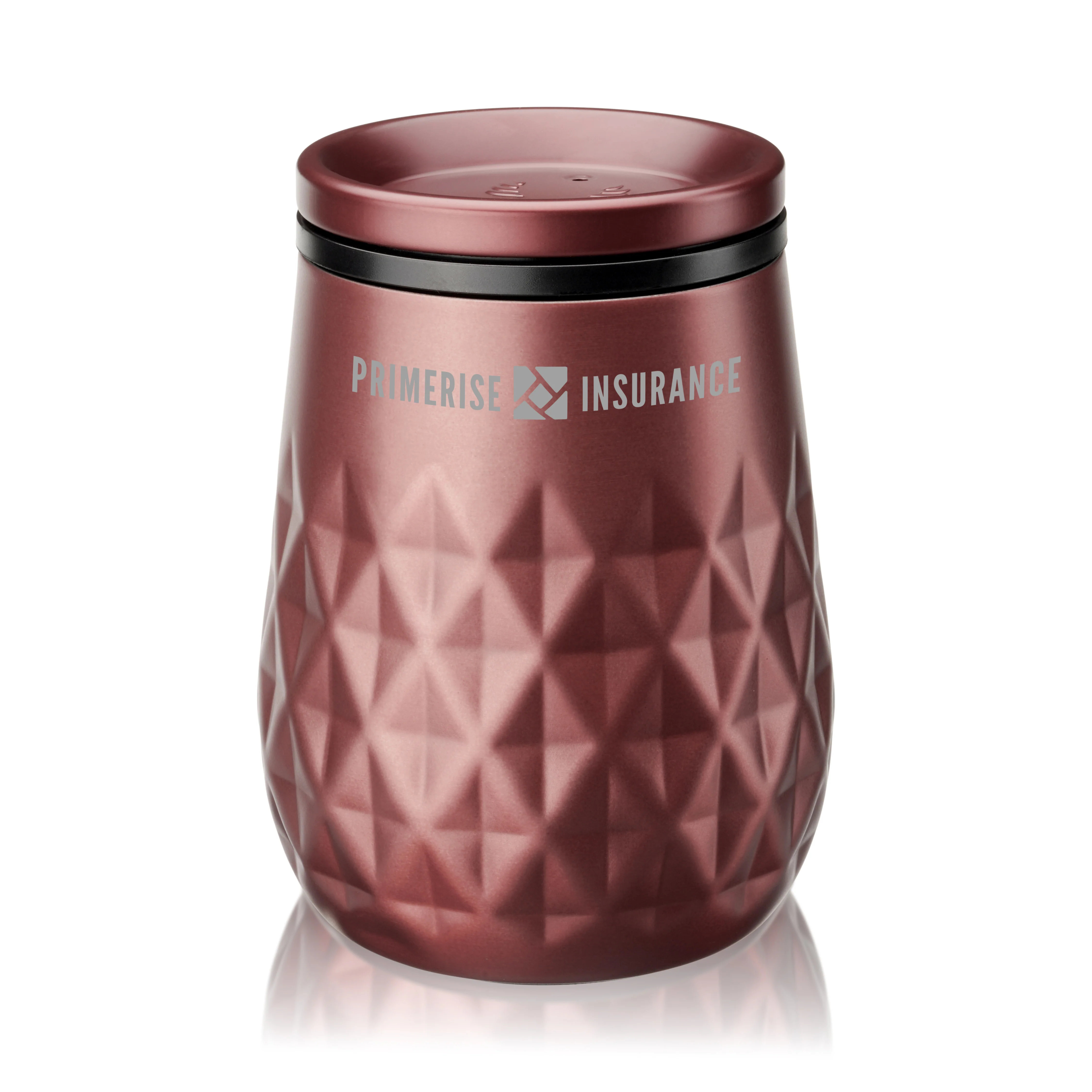 Paragon Stainless Steel Wine Tumbler in Vintage Rose - Image 4