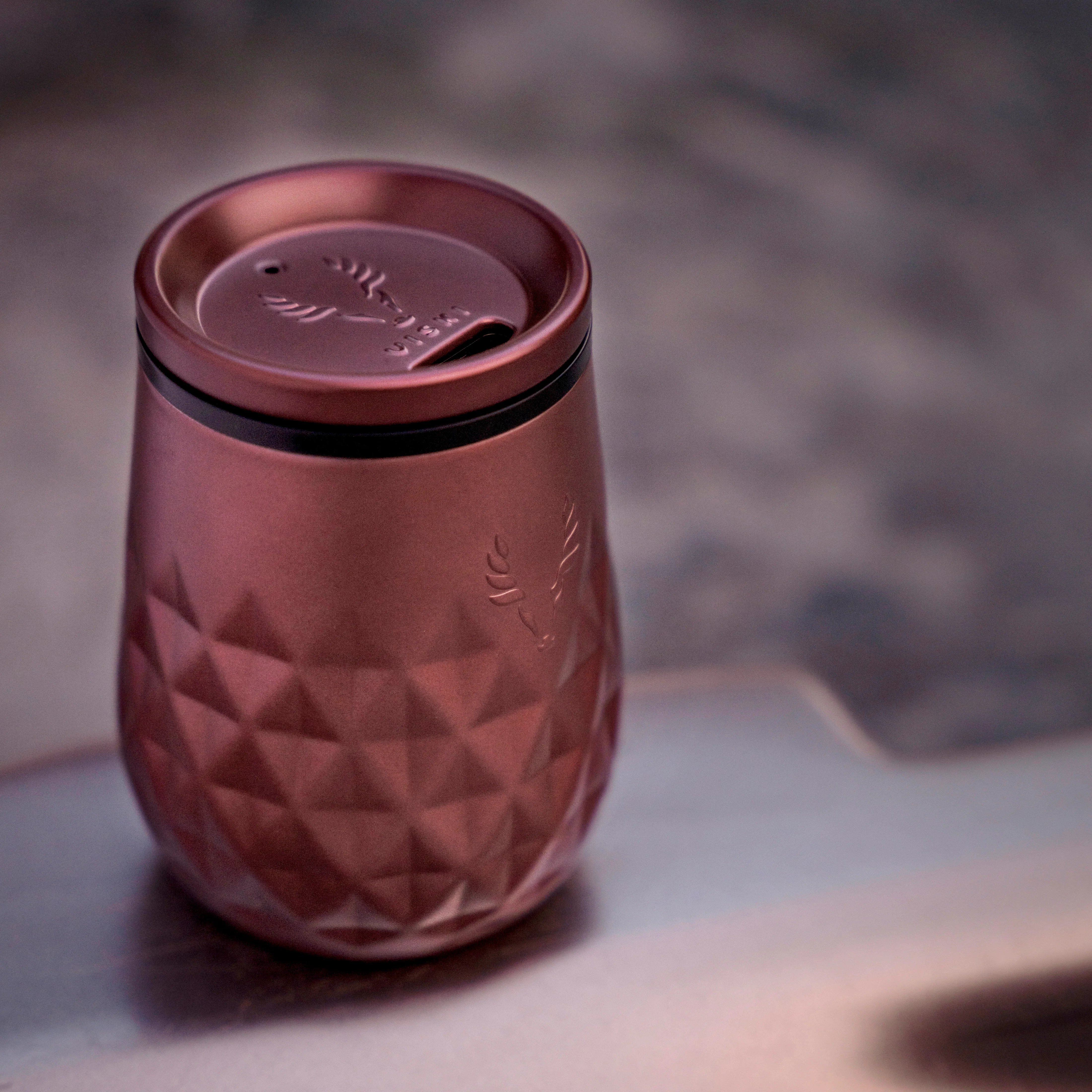 Paragon Stainless Steel Wine Tumbler in Vintage Rose - Image 5