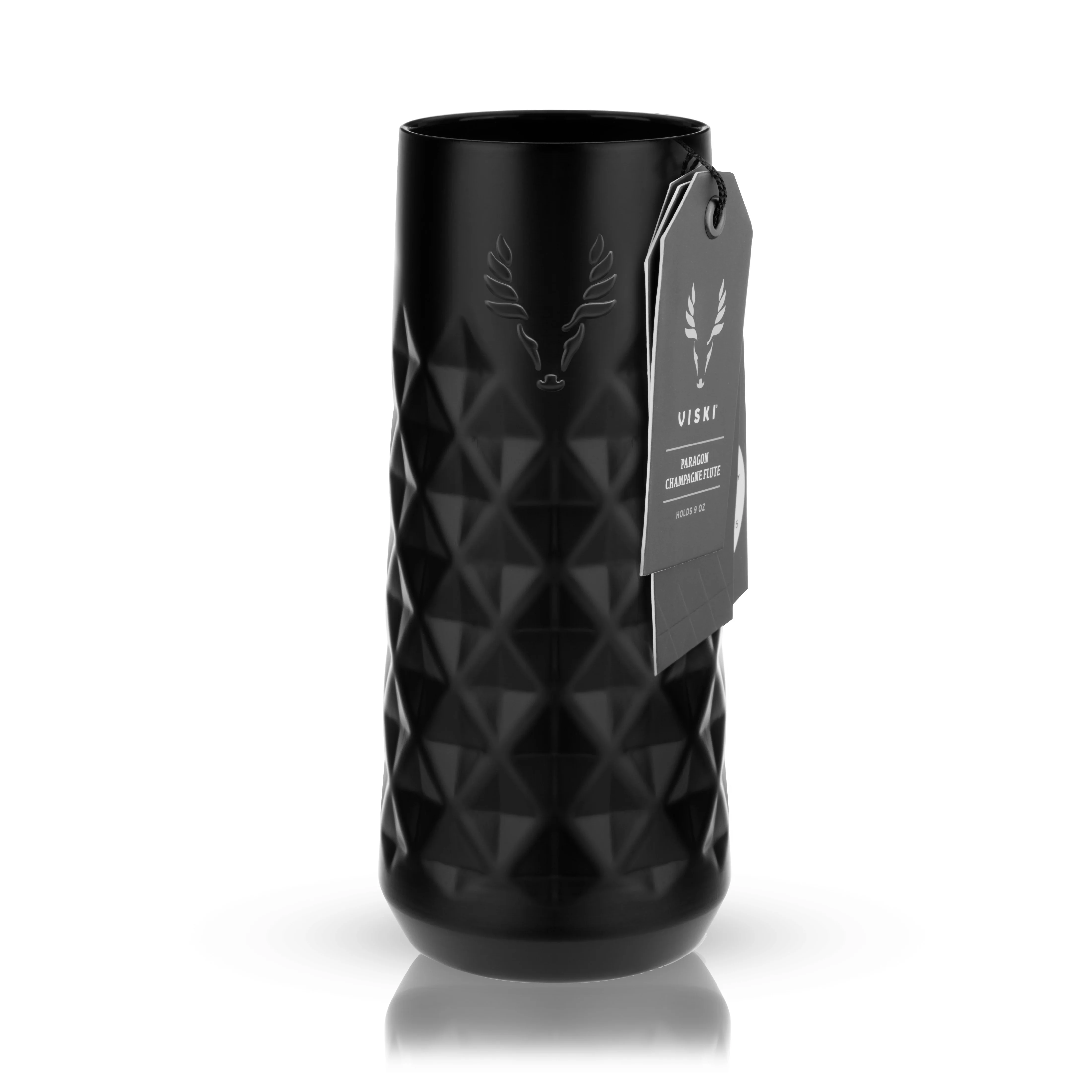Paragon Stainless Steel Champagne Flute in Obsidian - Image 2