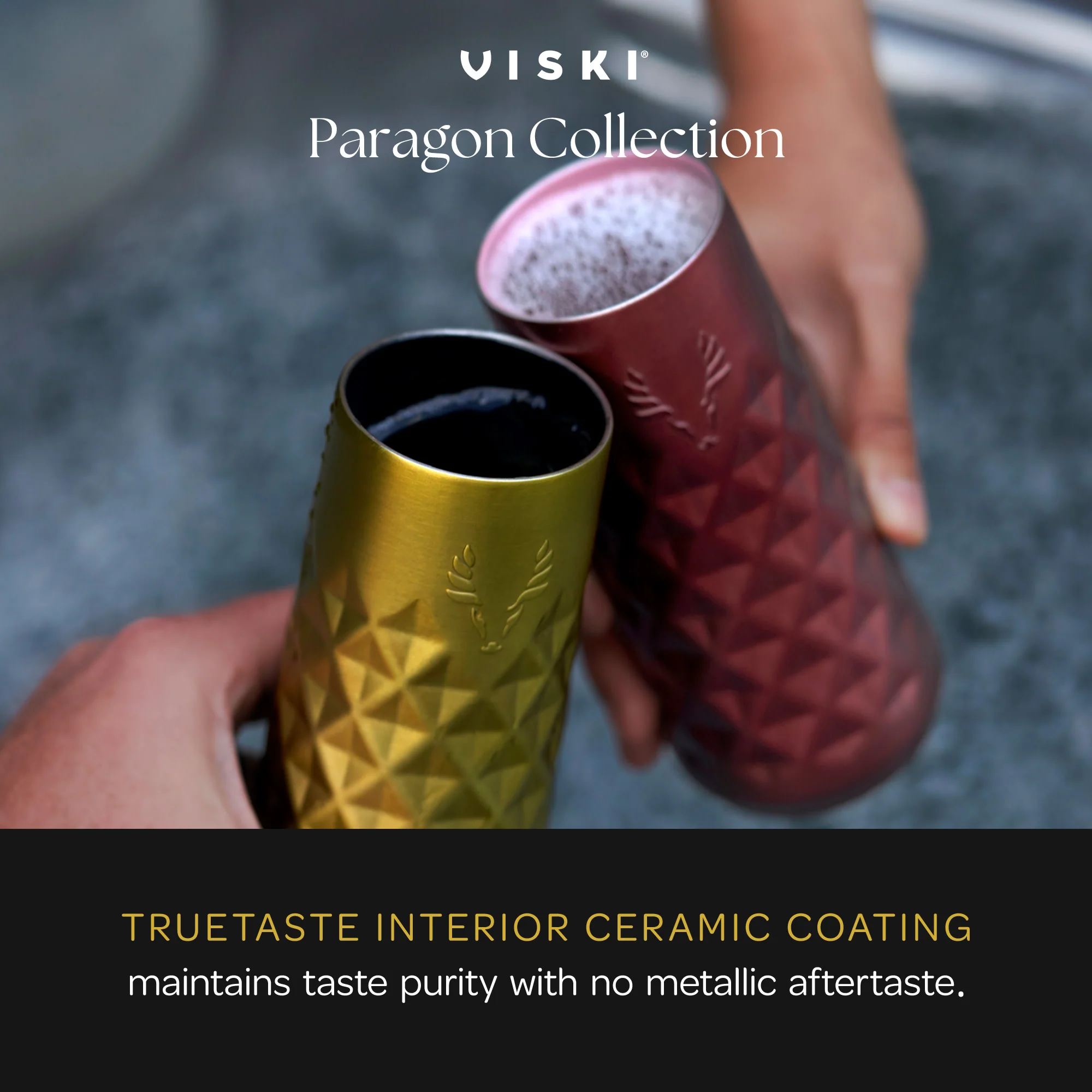Paragon Stainless Steel Champagne Flute in Obsidian - Image 9