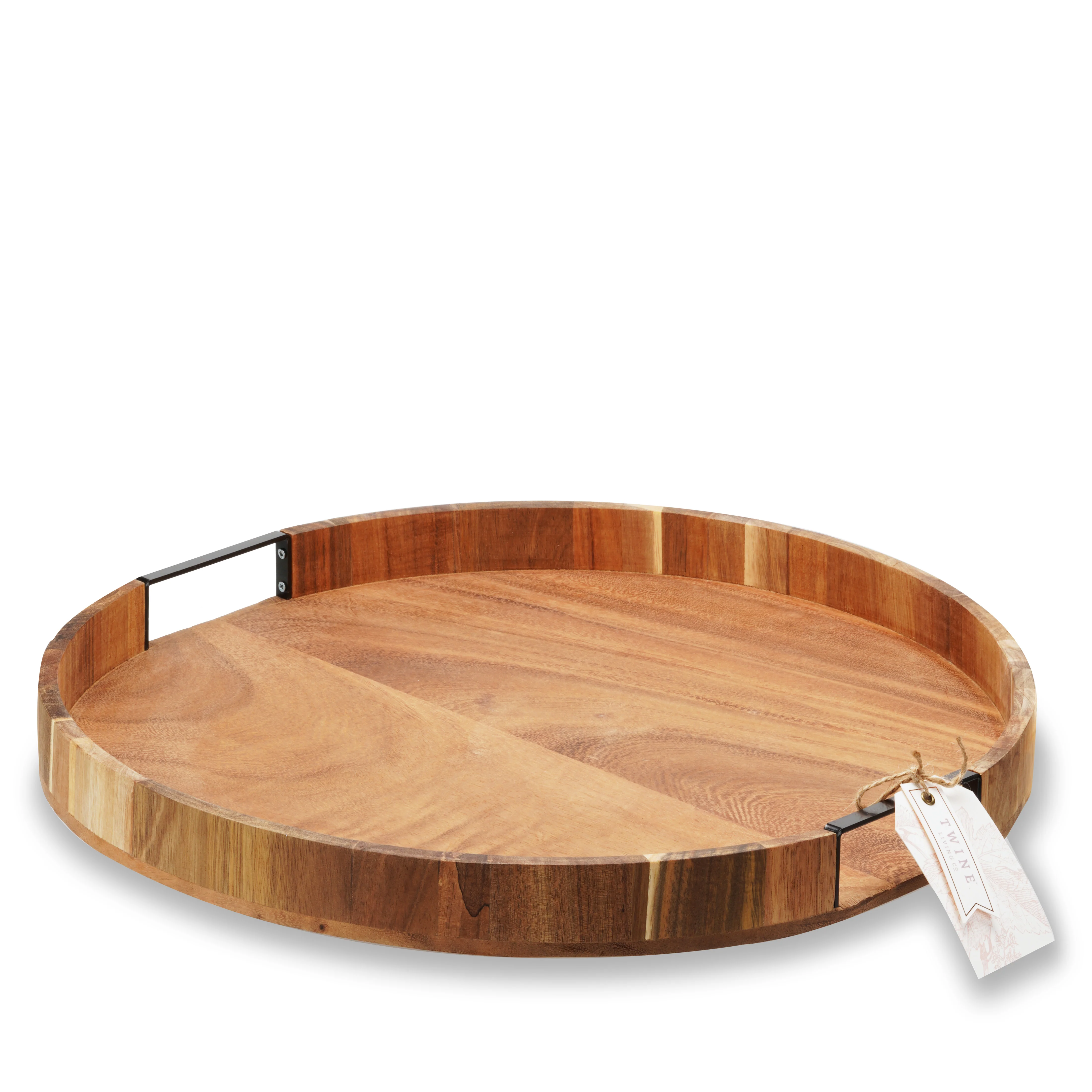 Acacia Wood Lazy Susan - Image 2
