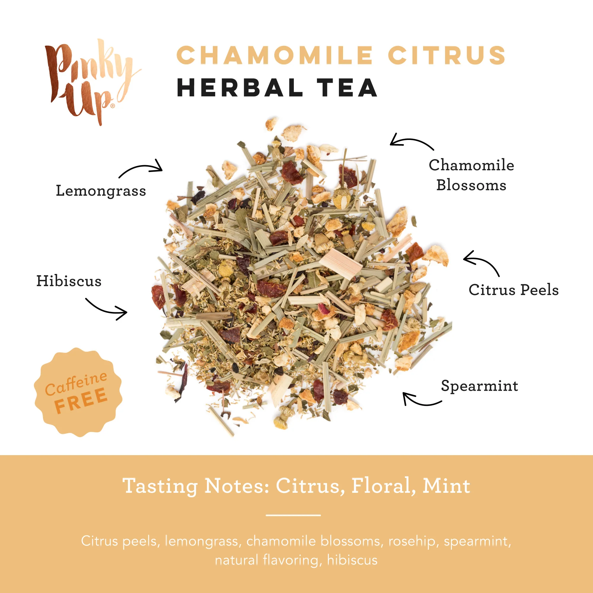 Chamomile Citrus Herbal Tea, 15 Sachets - Image 5