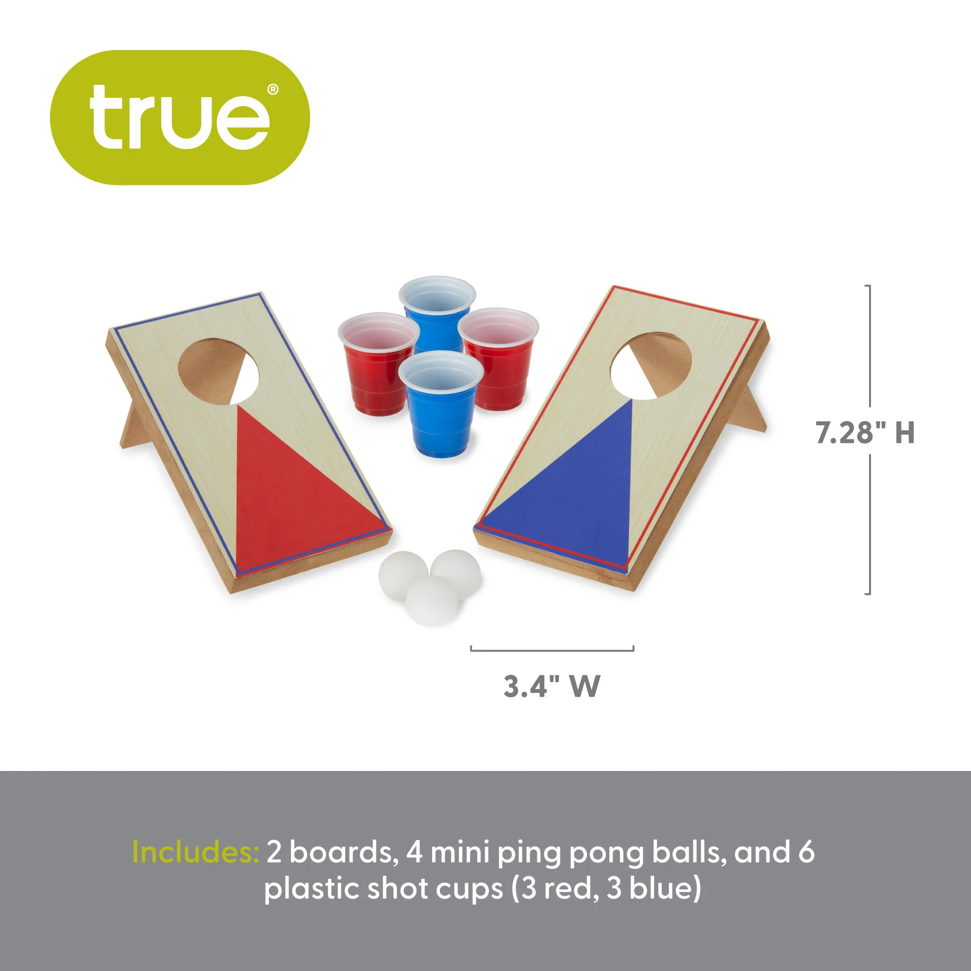 Mini Cornhole Pong Set - Image 7