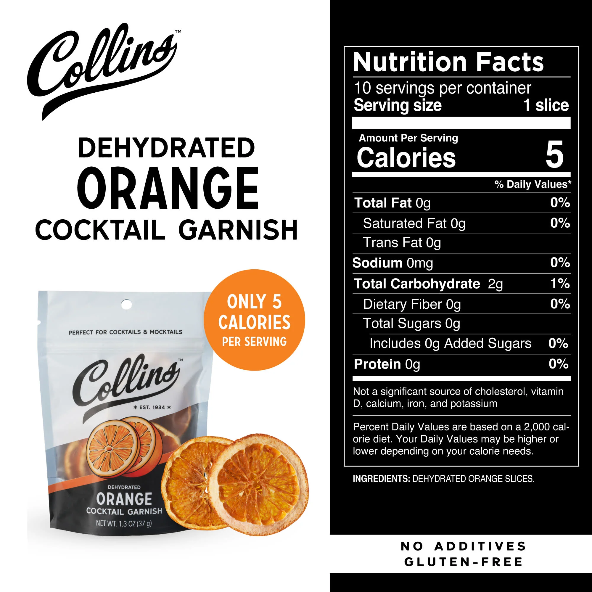 Dehydrated Orange Cocktail Garnish, 1.3 oz - Image 6
