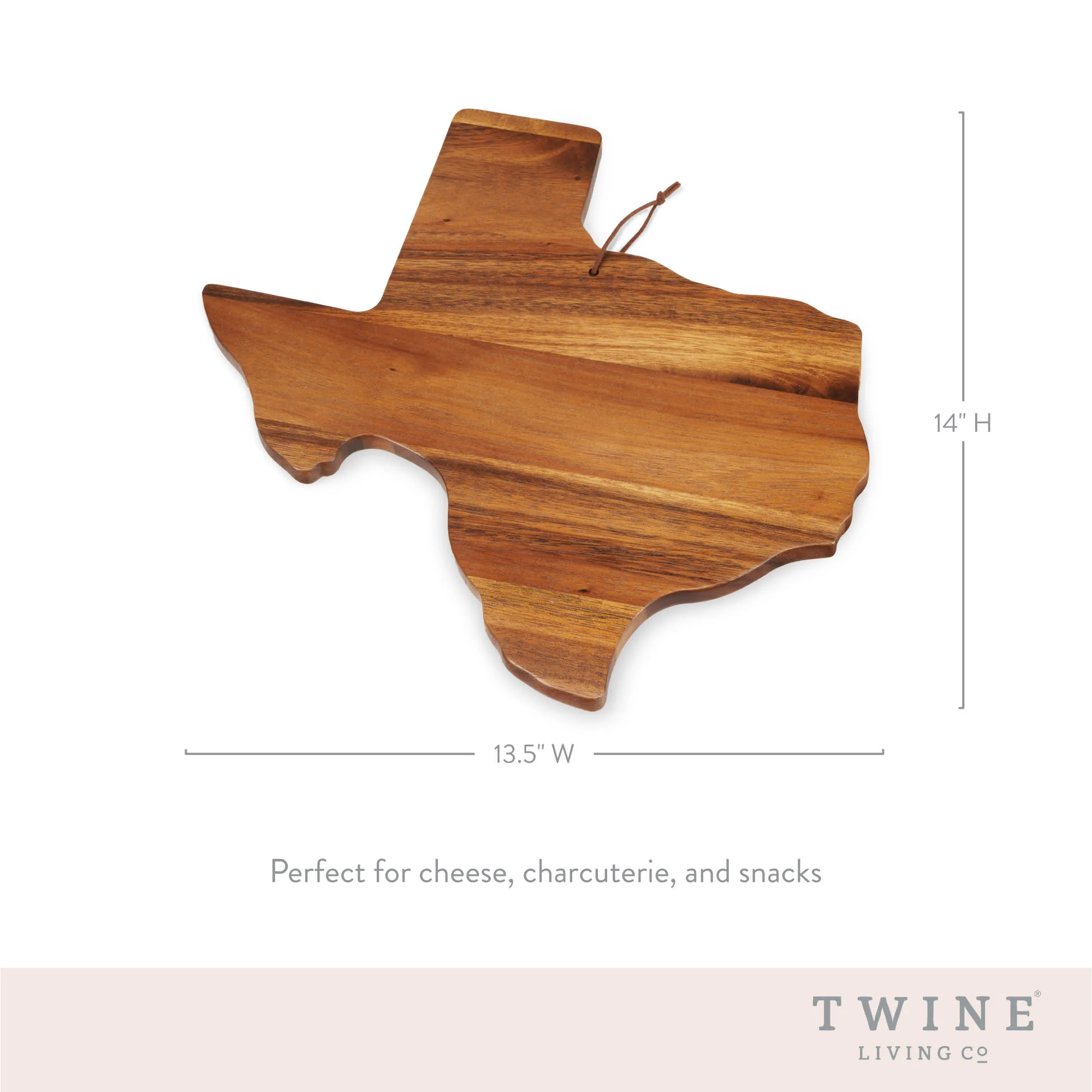 Acacia Wood Texas Cheese Board - Image 6