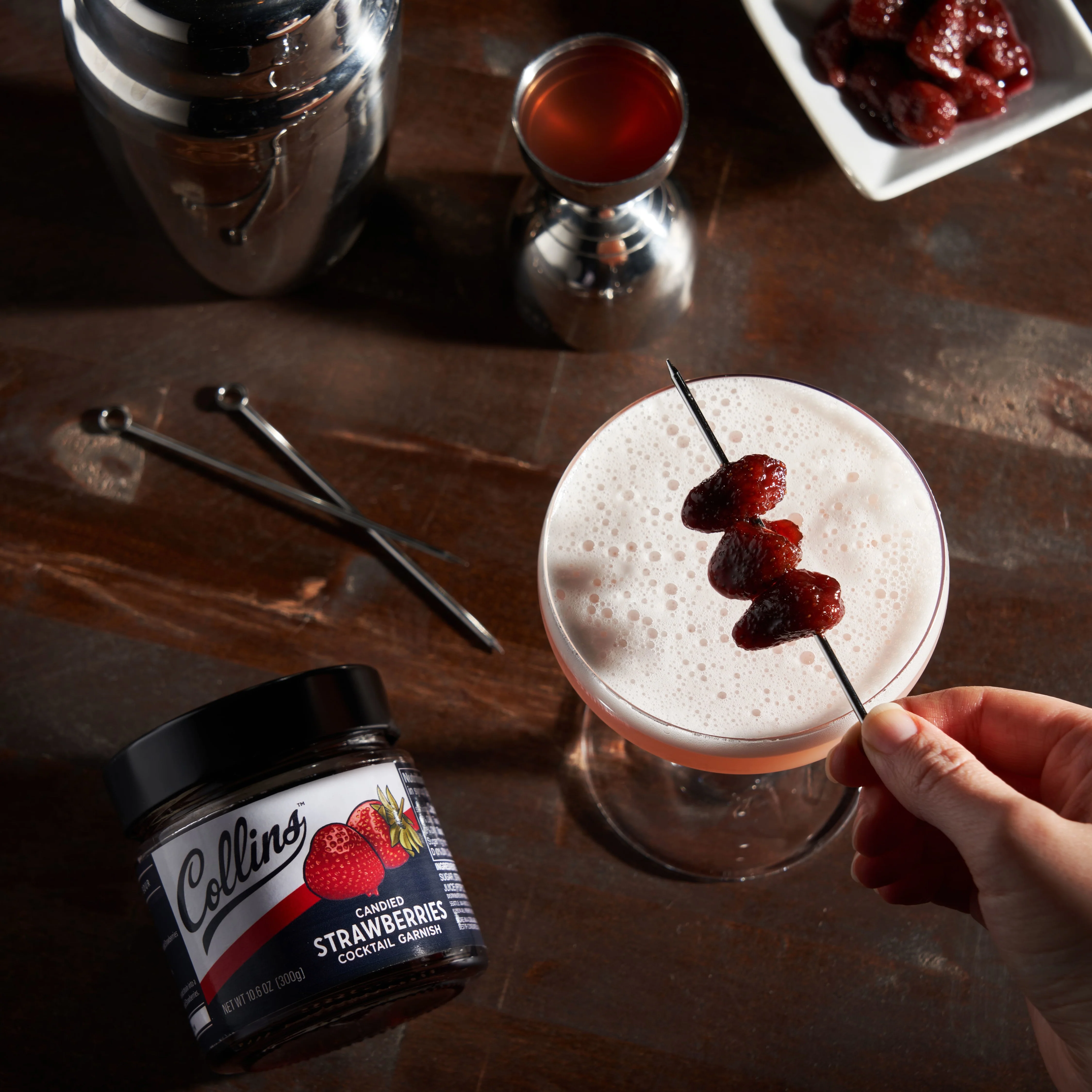 Candied Strawberries in Syrup, 10.6 oz - Image 3