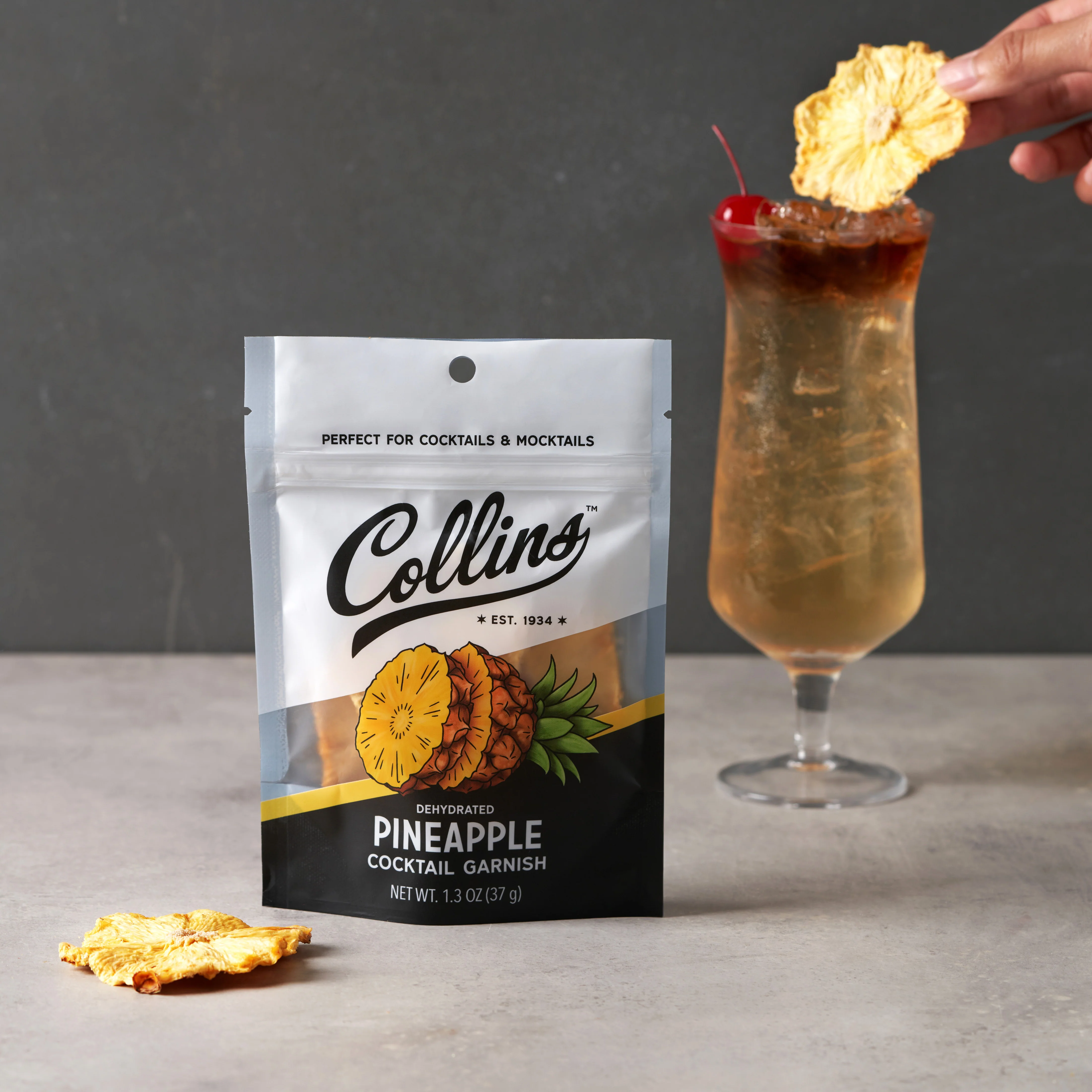 Dehydrated Pineapple Cocktail Garnish, 1.3 oz - Image 3
