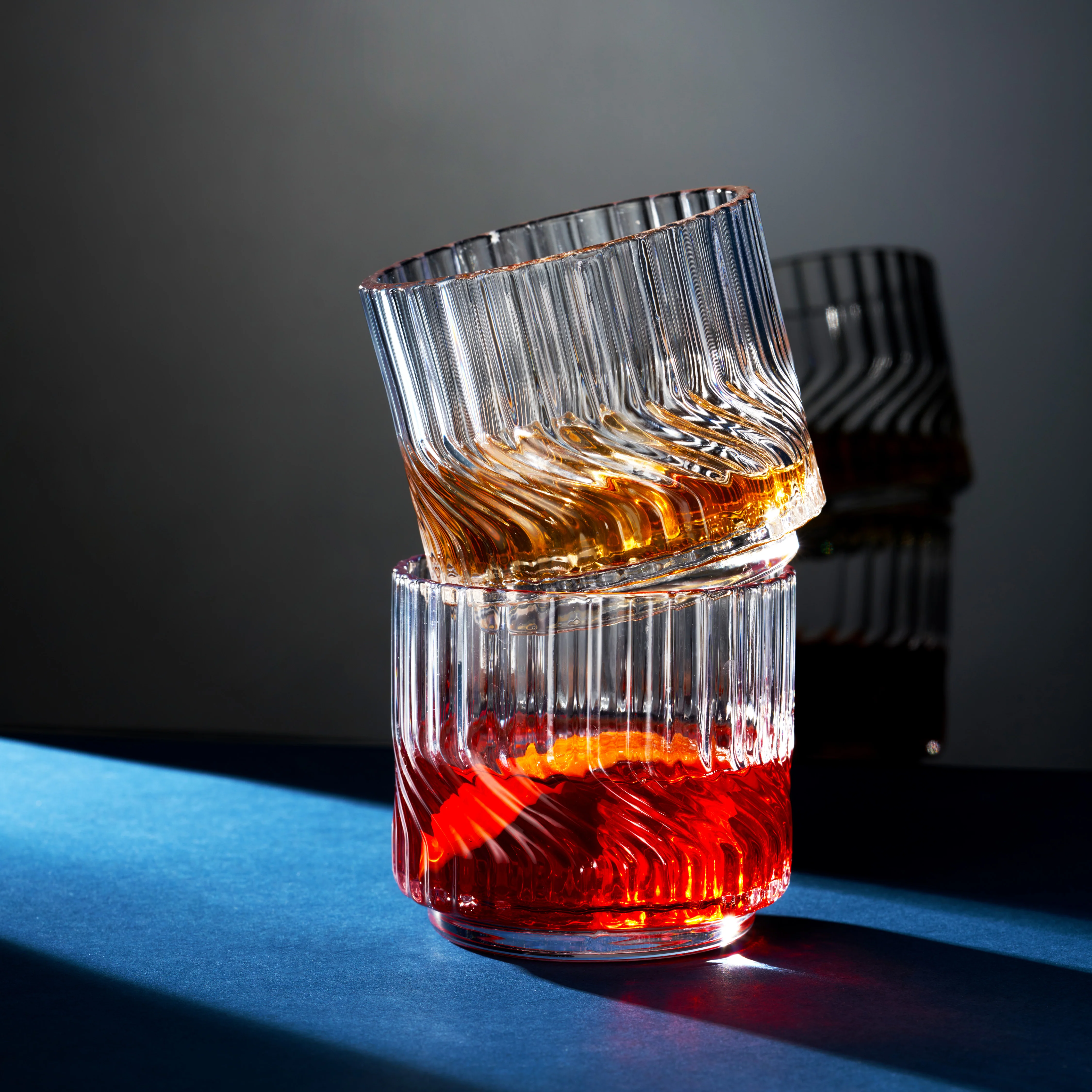 Zephyr Crystal Lowball Tumblers, Set of 2 - Image 4