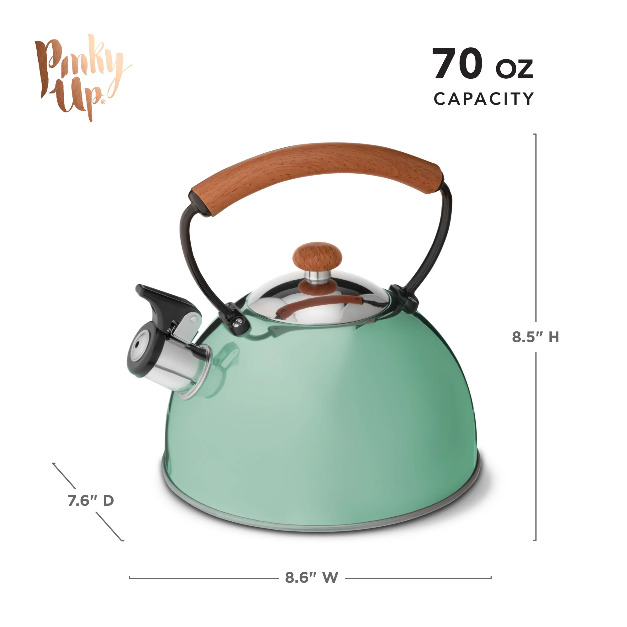 Hadley Tea Kettle in Pistachio - Image 5