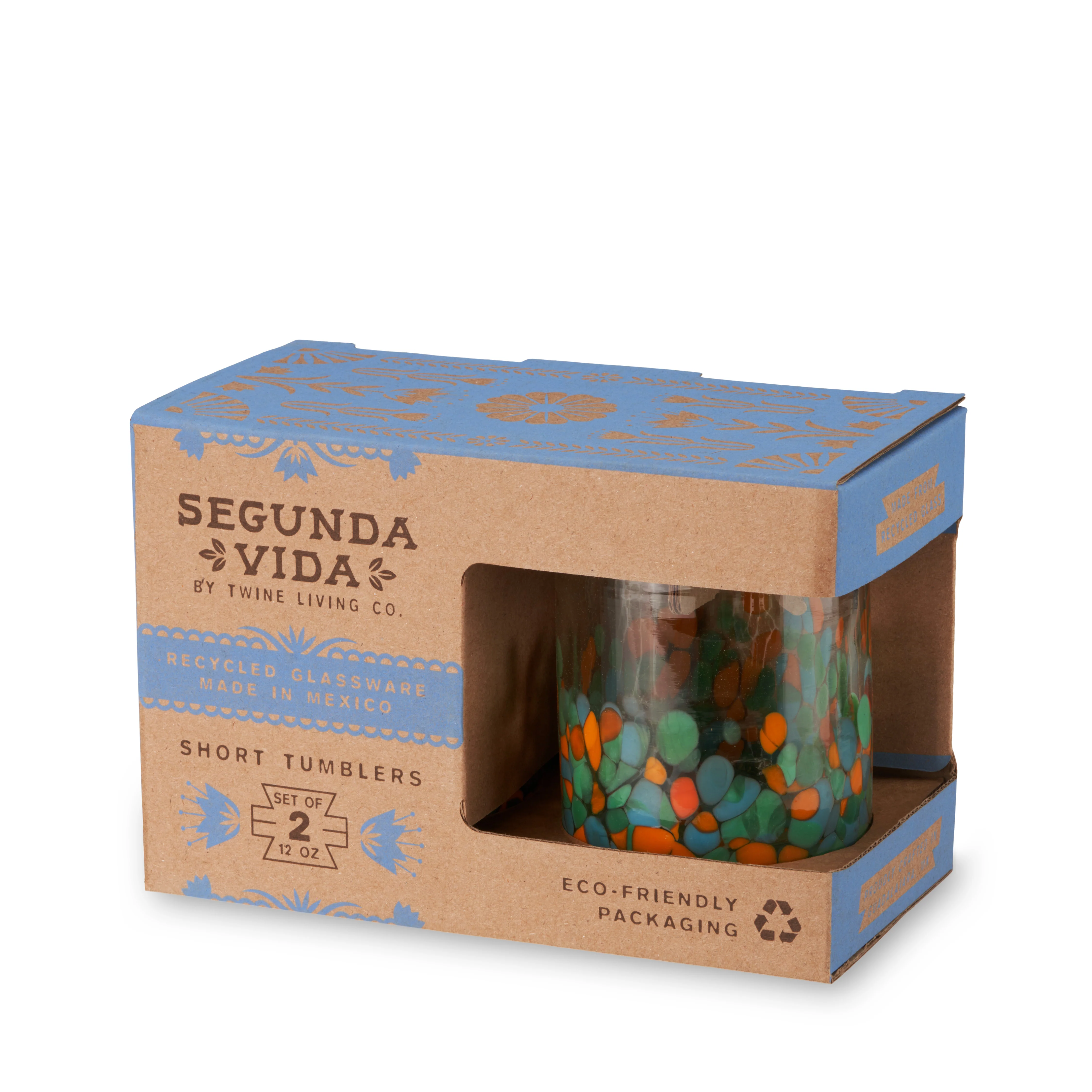 Segunda Vida Viajar Short Tumblers, Set of 2 - Image 2