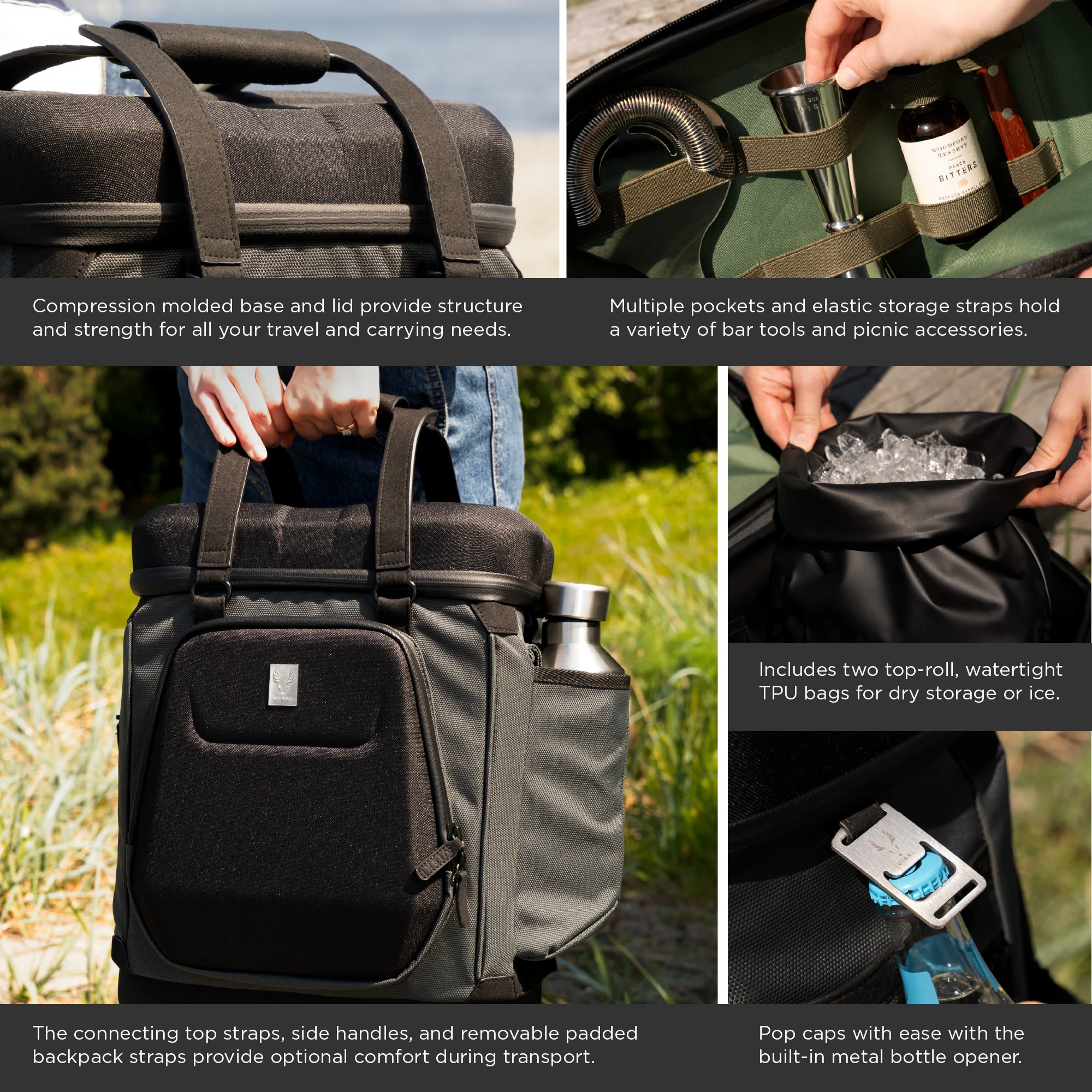 Roanoke Insulating Backpack in Black - Image 7