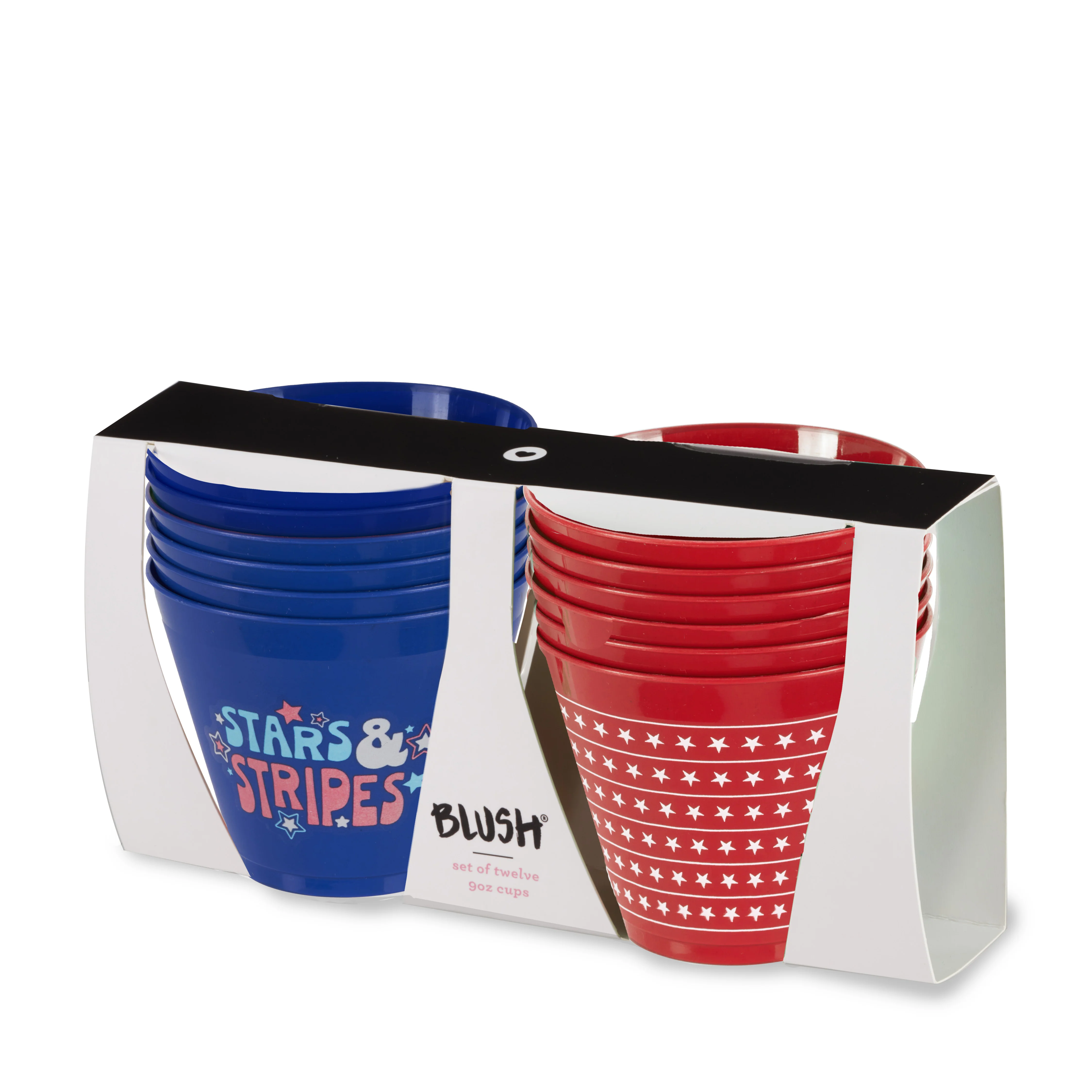 Stars and Stripes Frosted Cups, Set of 12 - Image 2