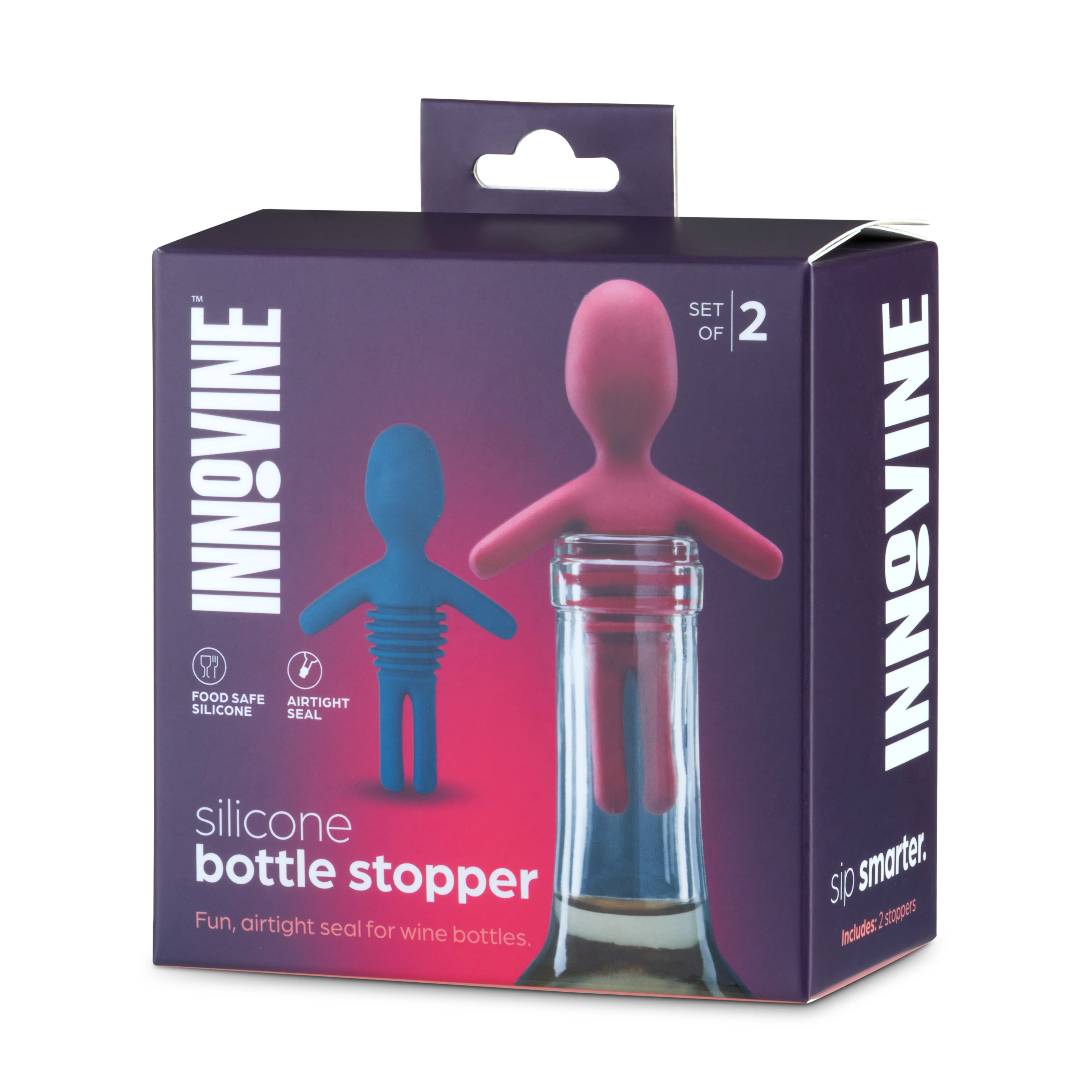Silicone Bottle Stopper, Set of 2 - Image 2