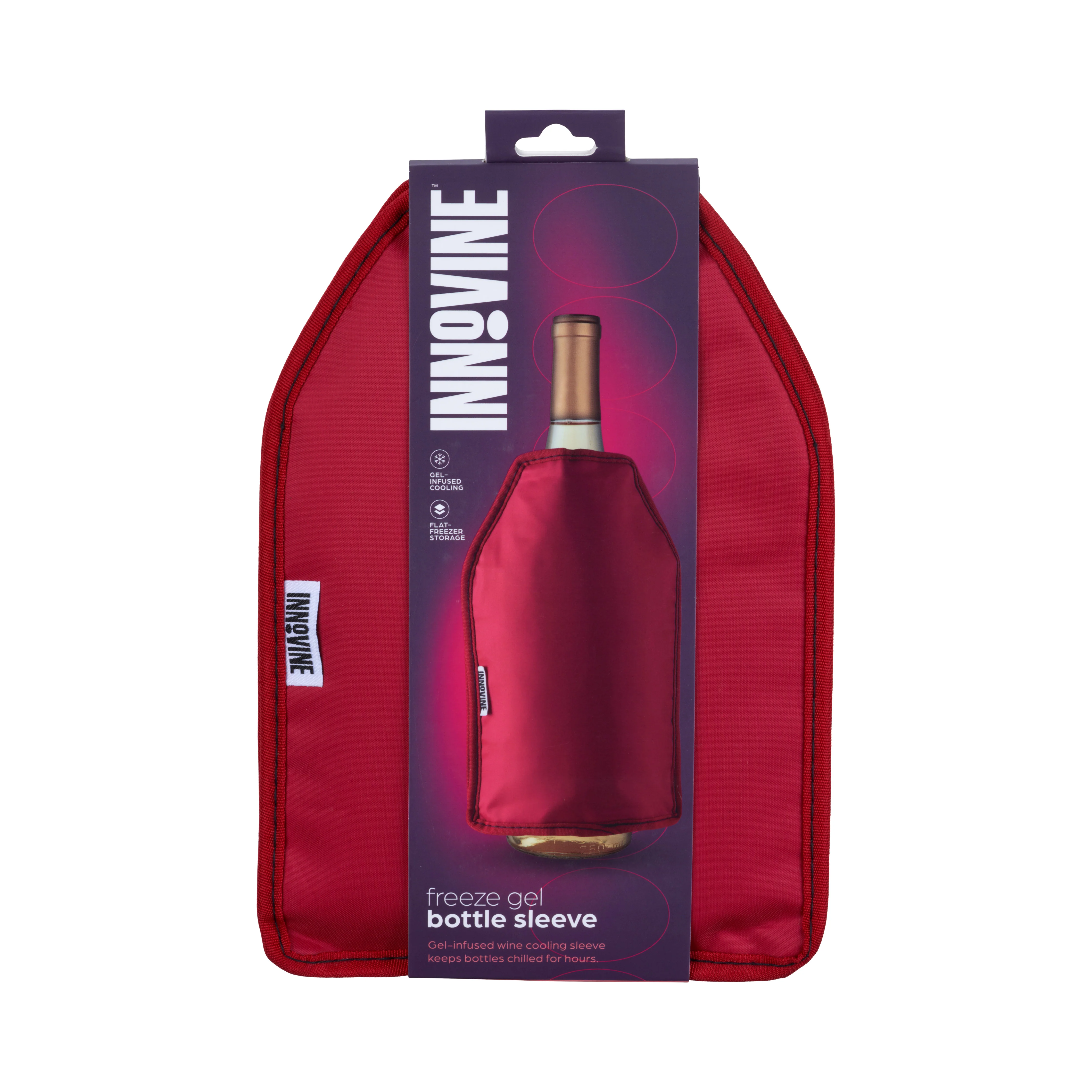 Freeze Gel Bottle Sleeve in Raspberry - Image 2