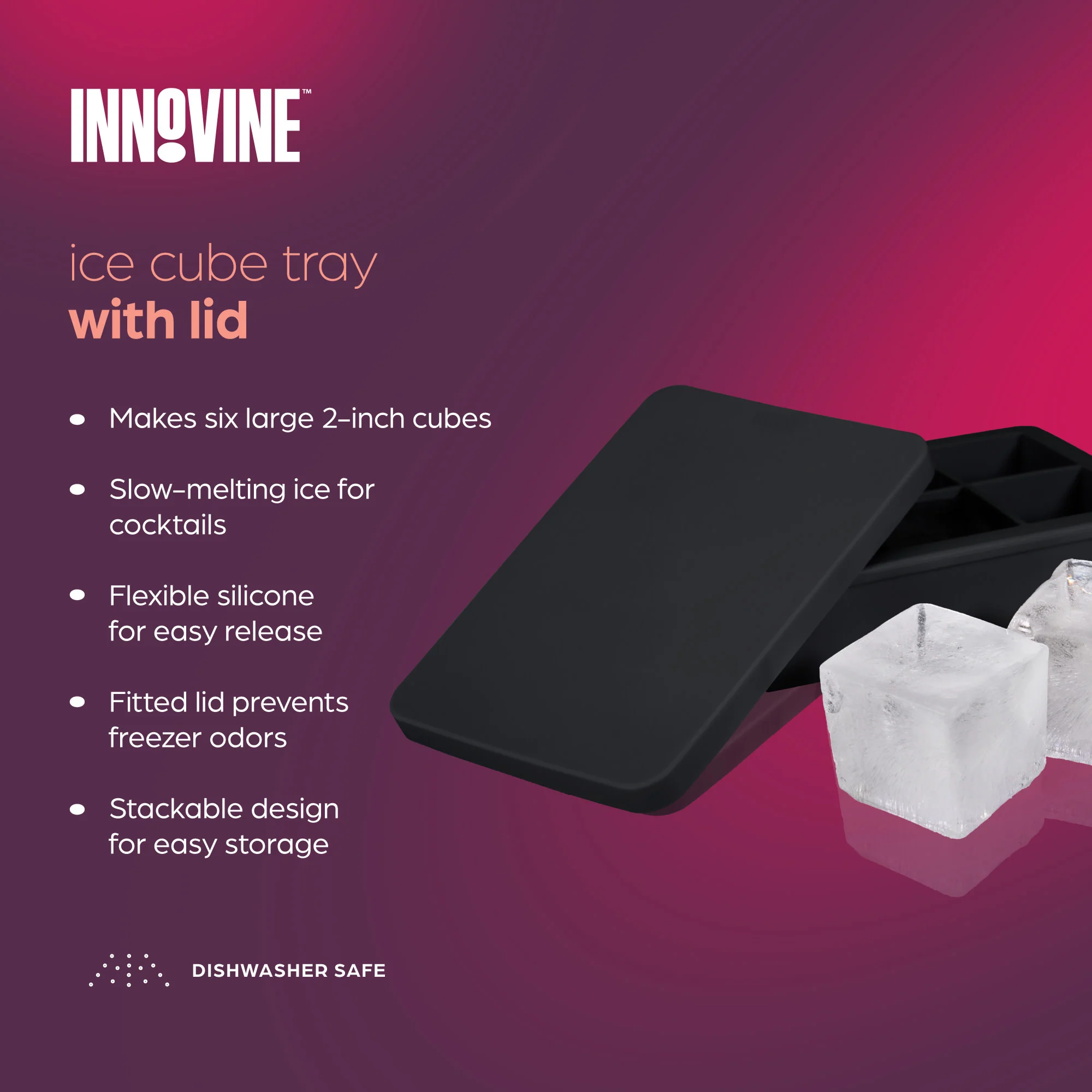 Ice Cube Tray with Lid - Image 4