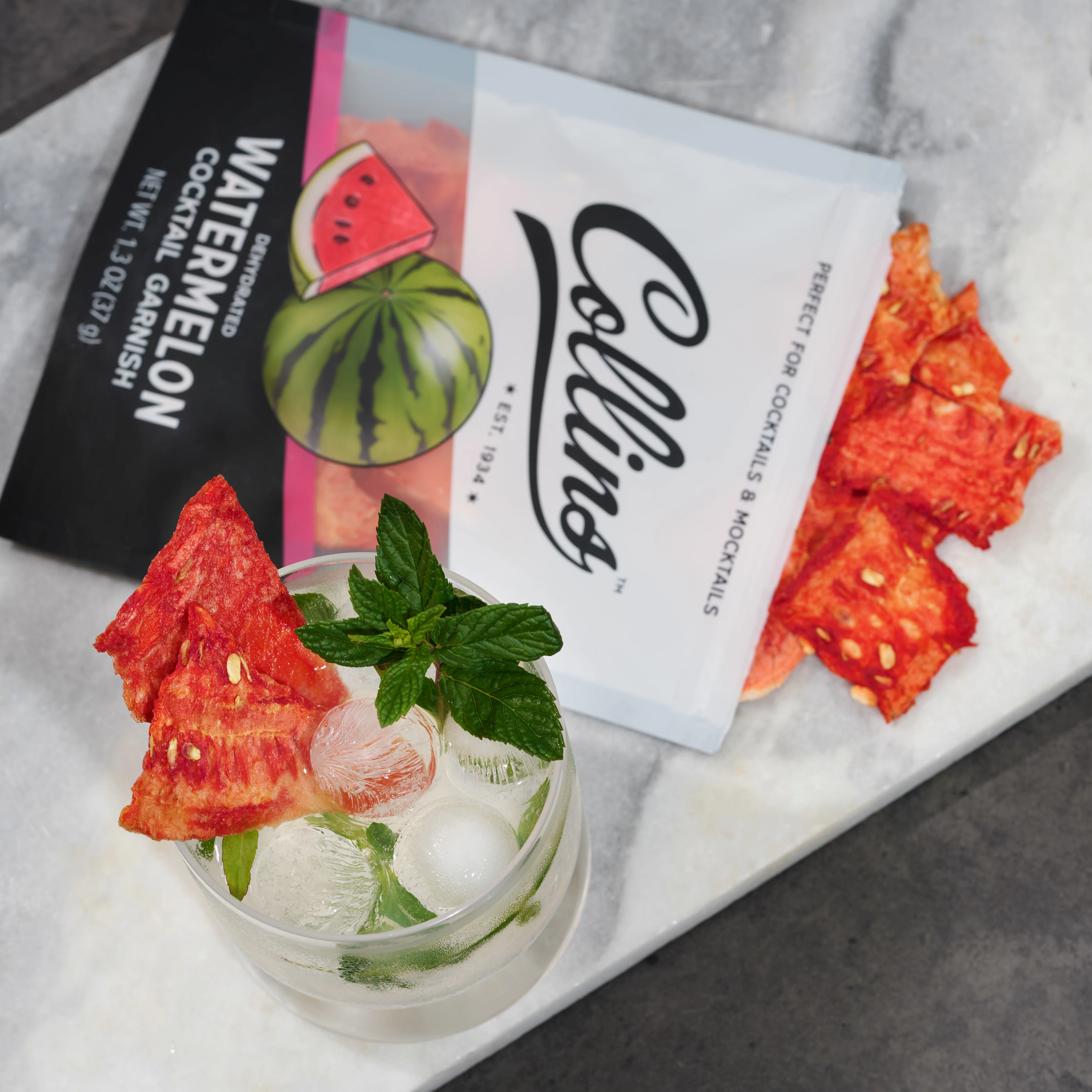 Dehydrated Watermelon Cocktail Garnish, 1.3 oz - Image 3