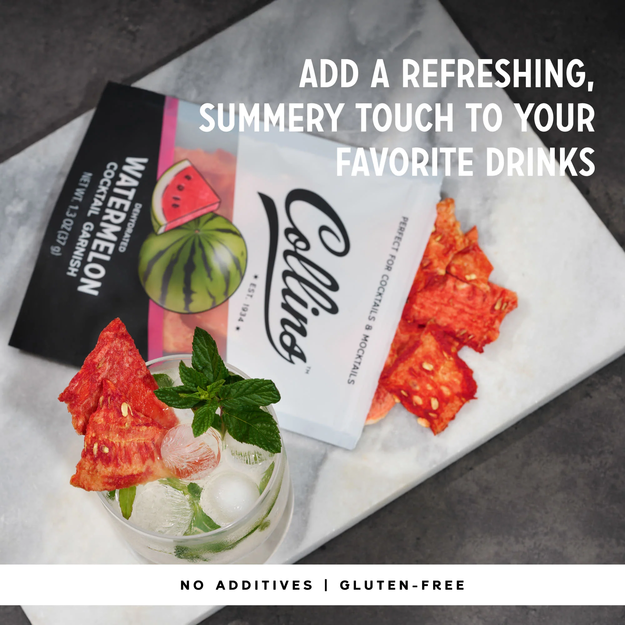 Dehydrated Watermelon Cocktail Garnish, 1.3 oz - Image 4