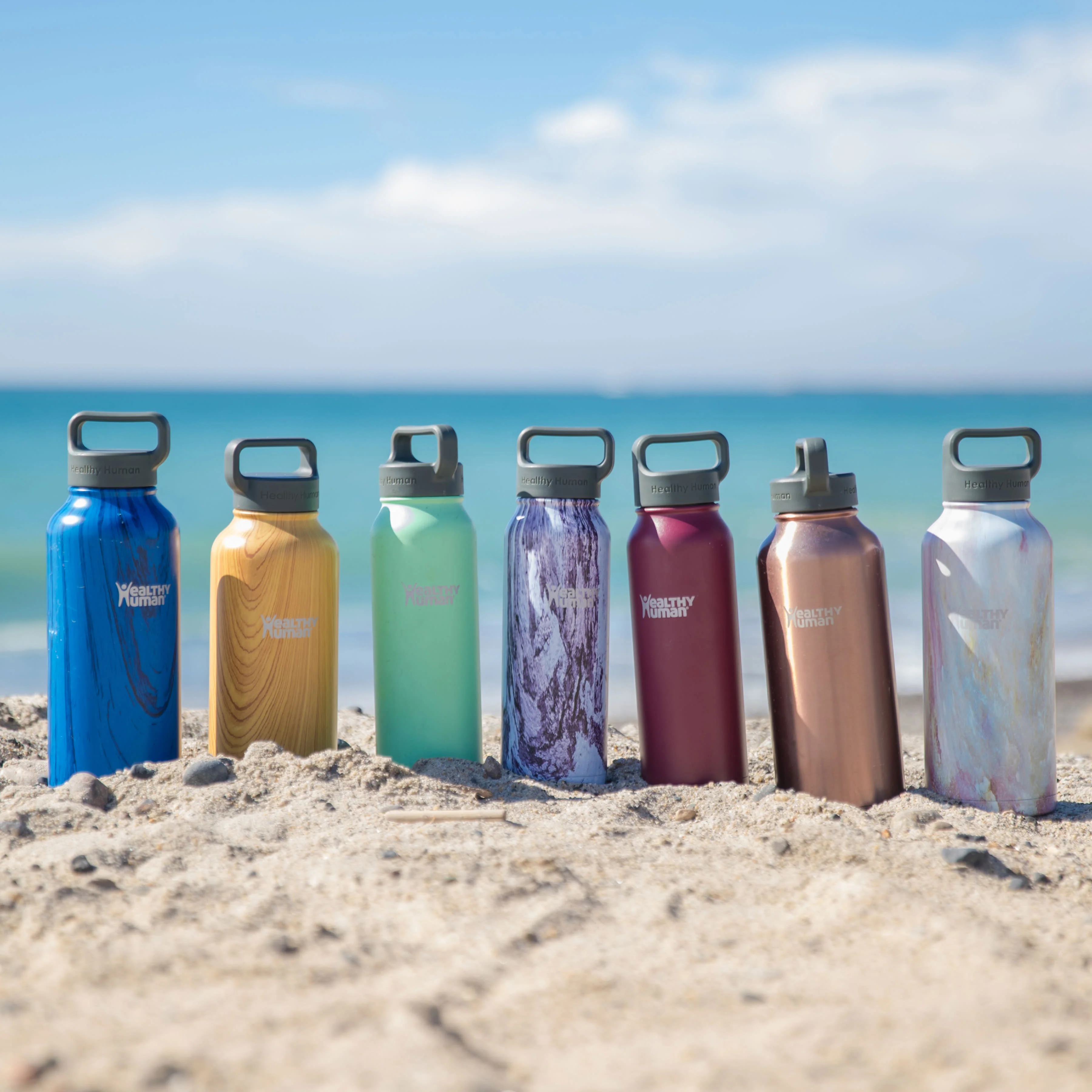 The Stein Water Bottle in Peppermint, 21 oz - Image 4