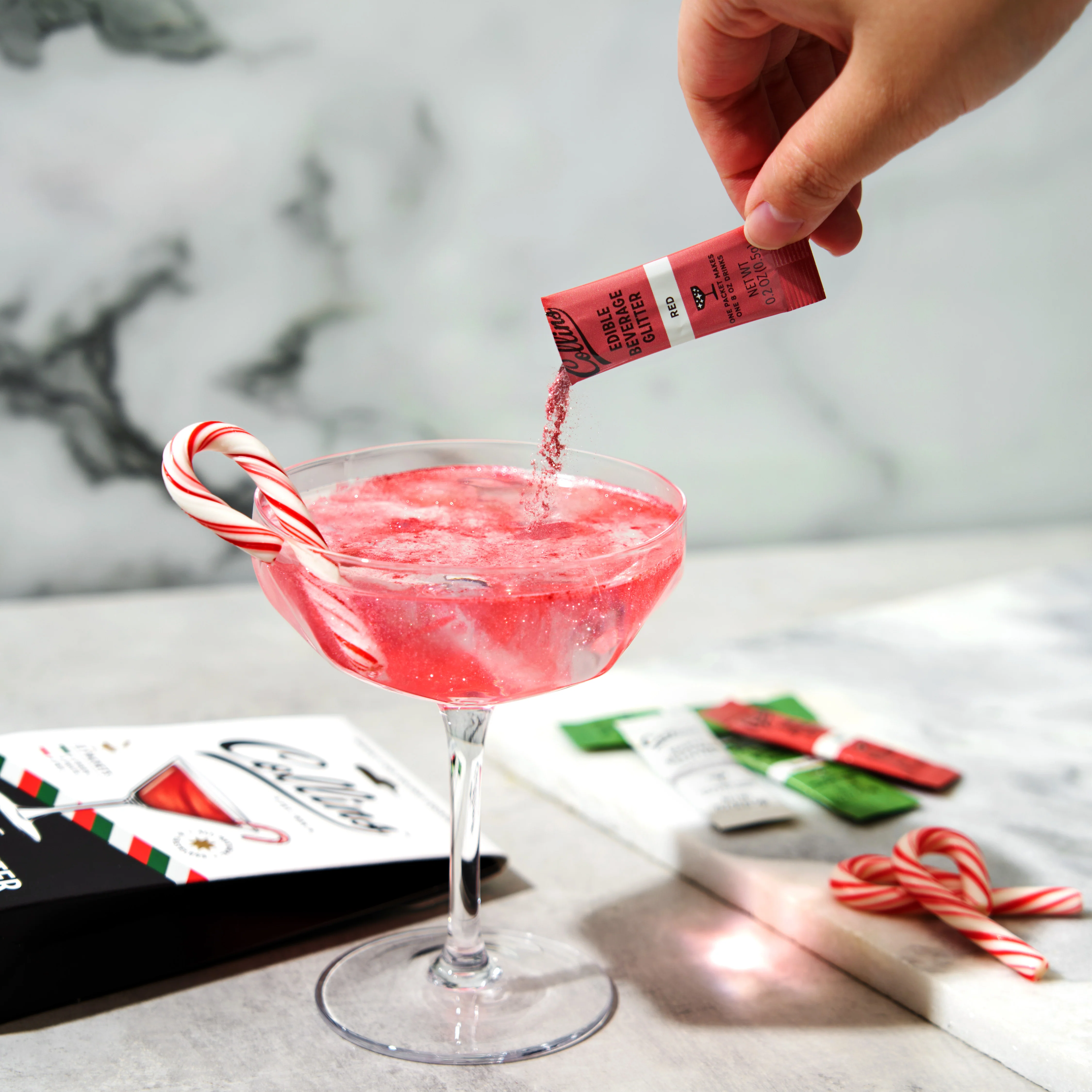 Cocktail Edible Glitter in Holiday Variety, 0.2 oz - Image 5