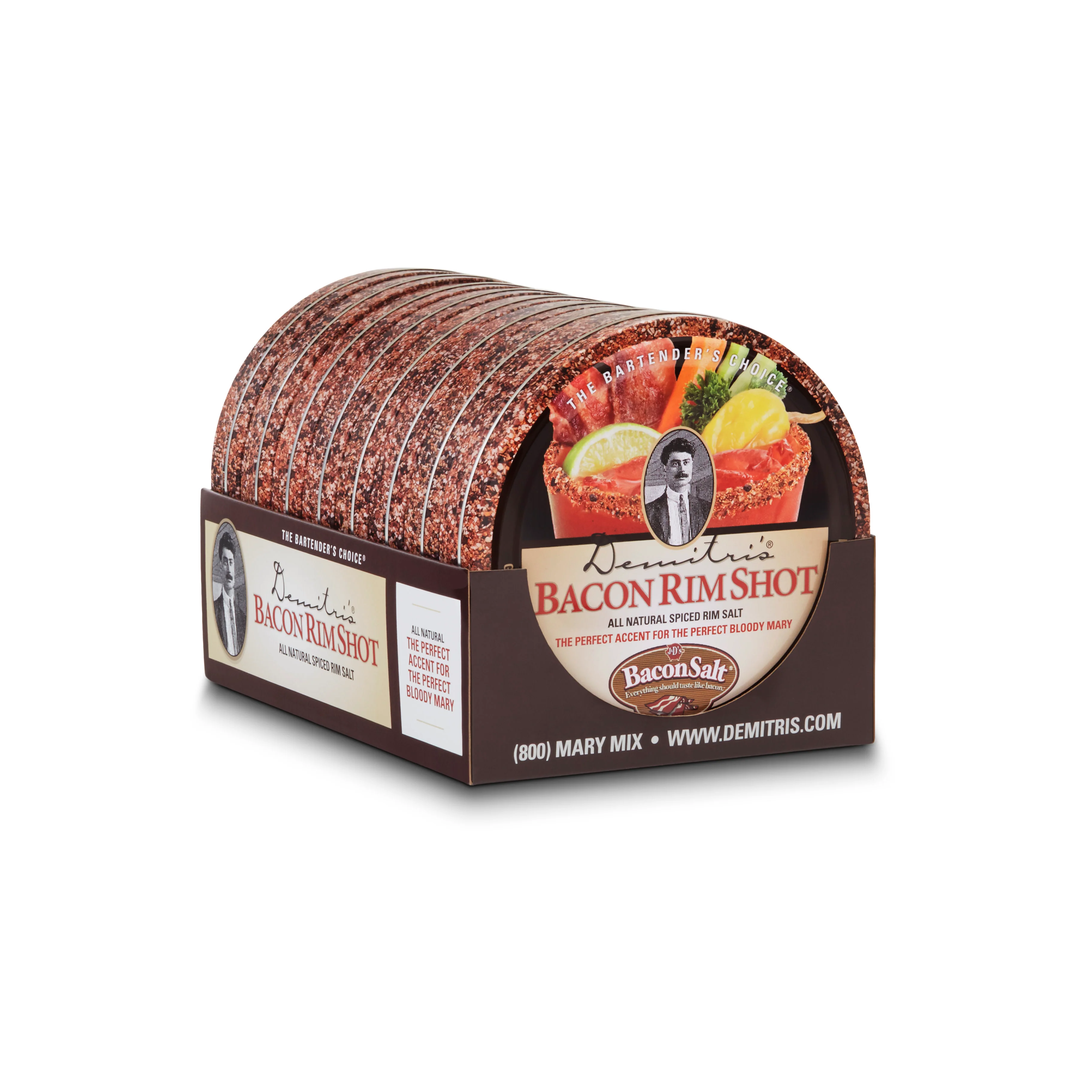 Demitri's Bacon RimShot Bloody Mary Rim Salt, 4 oz - Image 2