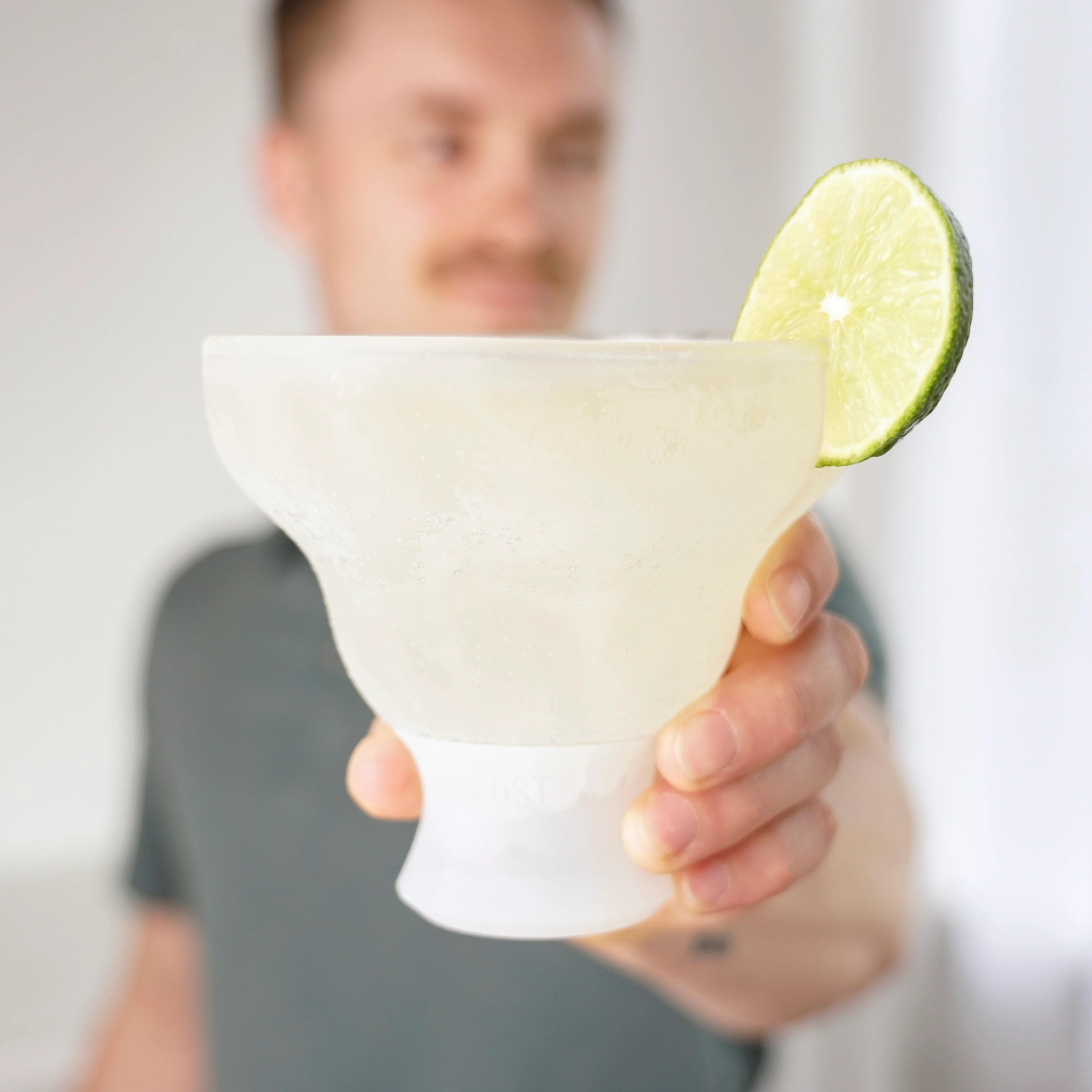 Glass FREEZE Margarita Cooling Cup, Set of 2 - Image 5